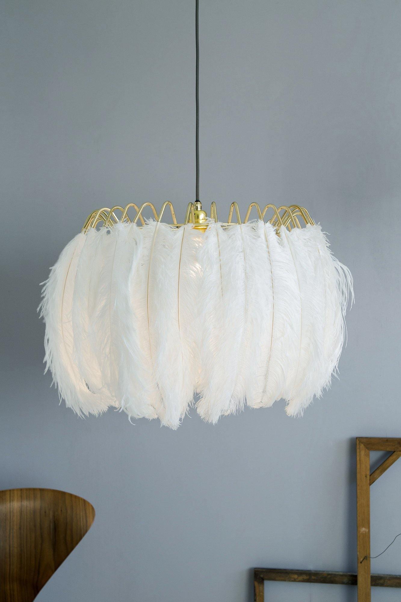 Imarisra Postmodern Luxury Feather Pendant Lamp-Neutral Decor