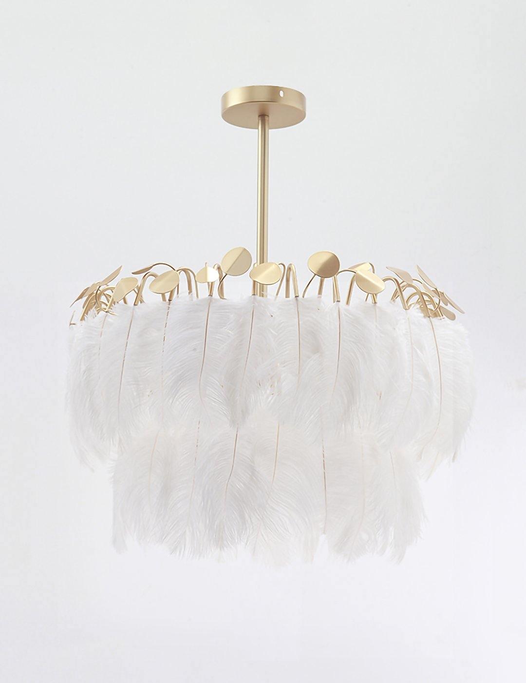 Imarisra Postmodern Luxury Feather Pendant Lamp-Neutral Decor