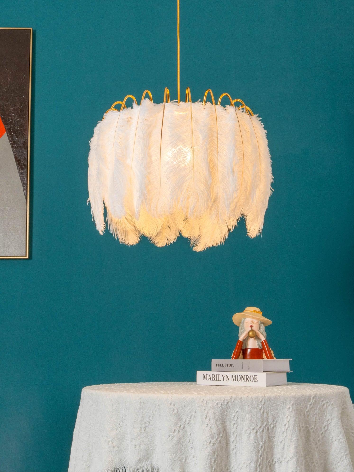 Imarisra Postmodern Luxury Feather Pendant Lamp-Neutral Decor