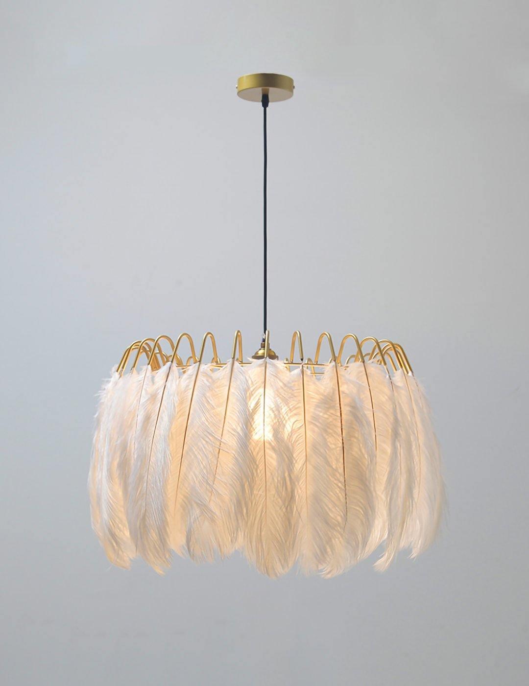 Imarisra Postmodern Luxury Feather Pendant Lamp-Neutral Decor