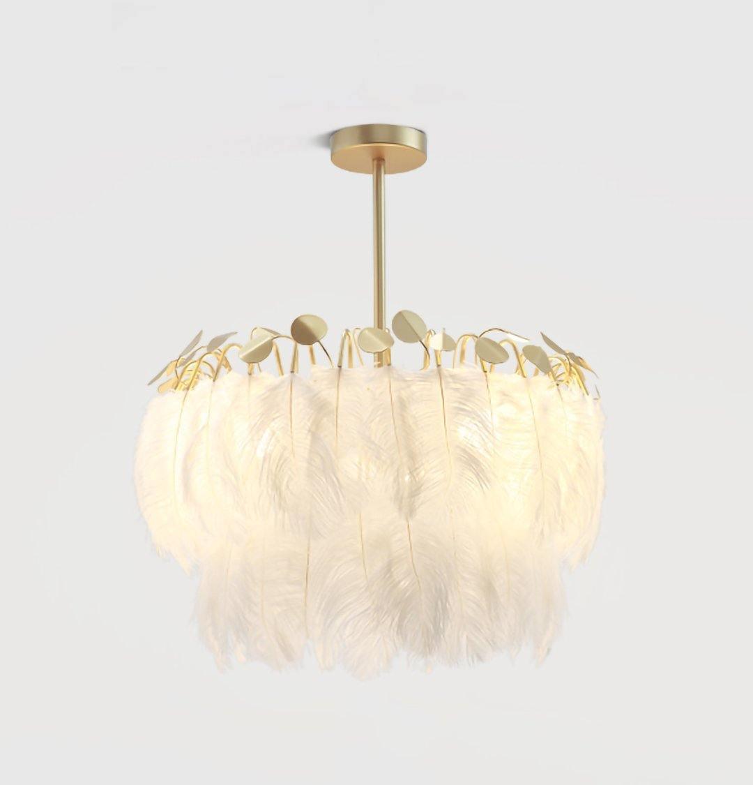 Imarisra Postmodern Luxury Feather Pendant Lamp-Neutral Decor