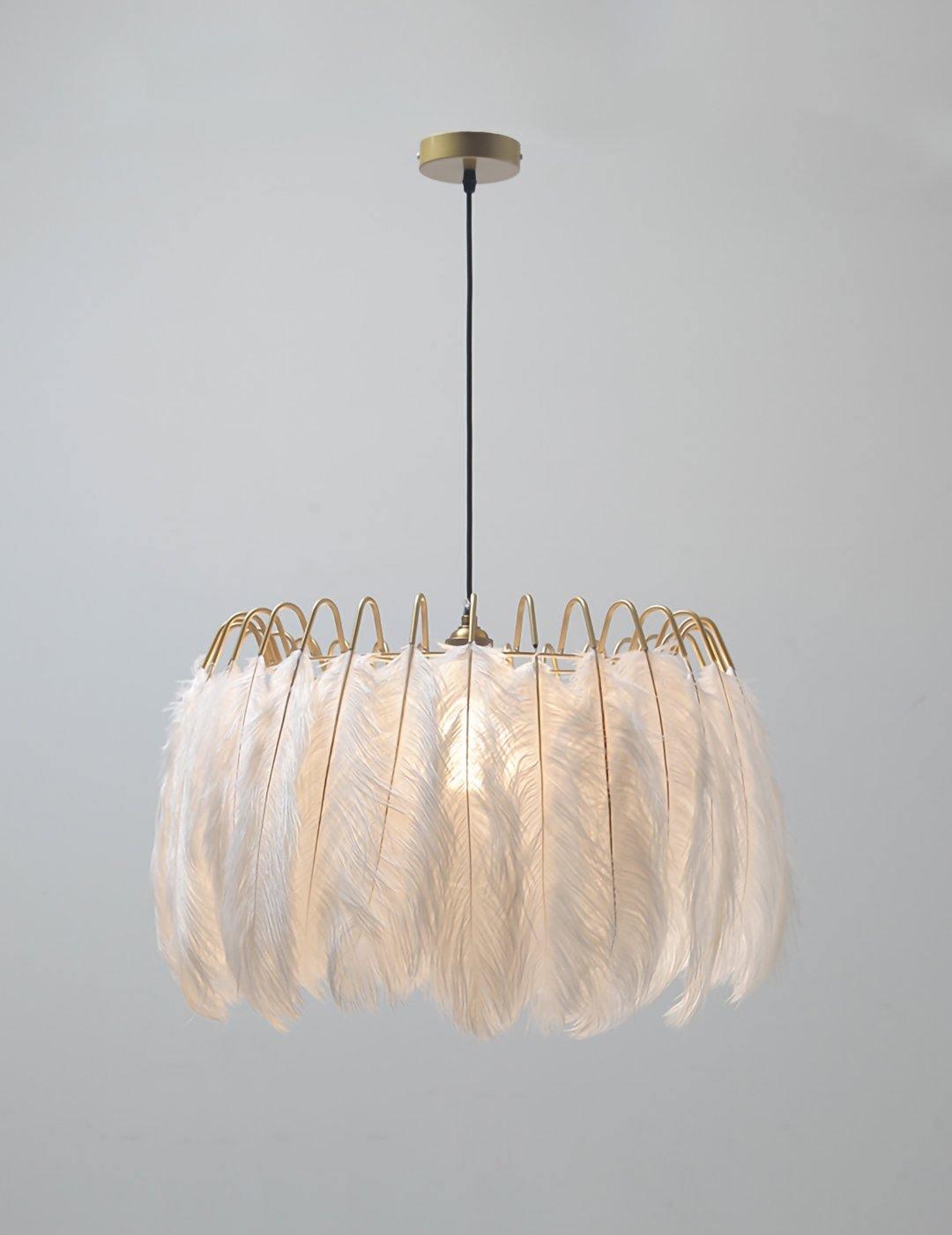 Imarisra Postmodern Luxury Feather Pendant Lamp-Neutral Decor