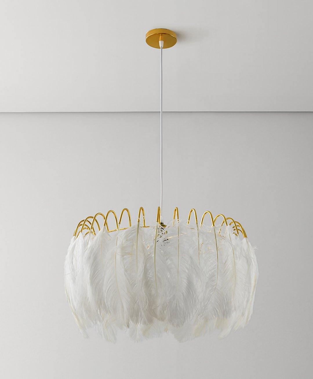 Imarisra Postmodern Luxury Feather Pendant Lamp-Neutral Decor