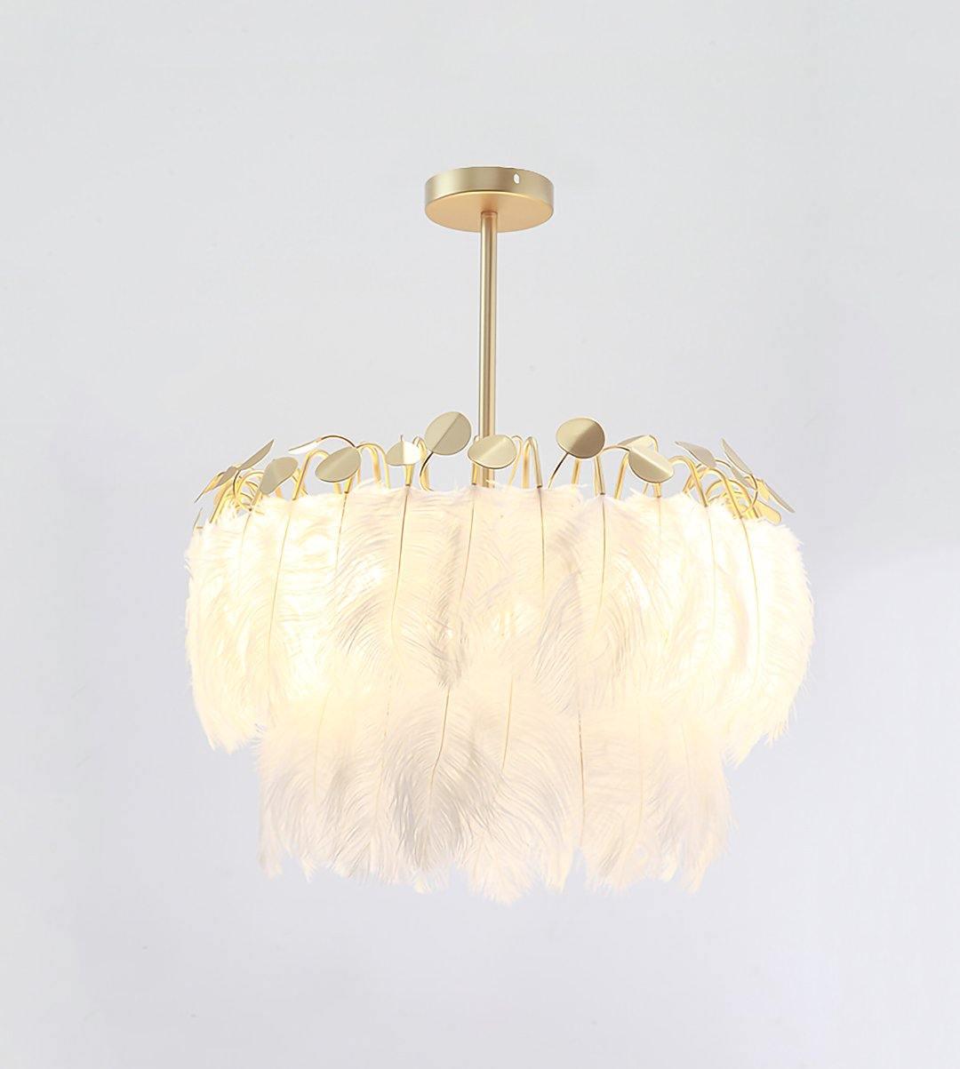 Imarisra Postmodern Luxury Feather Pendant Lamp-Neutral Decor