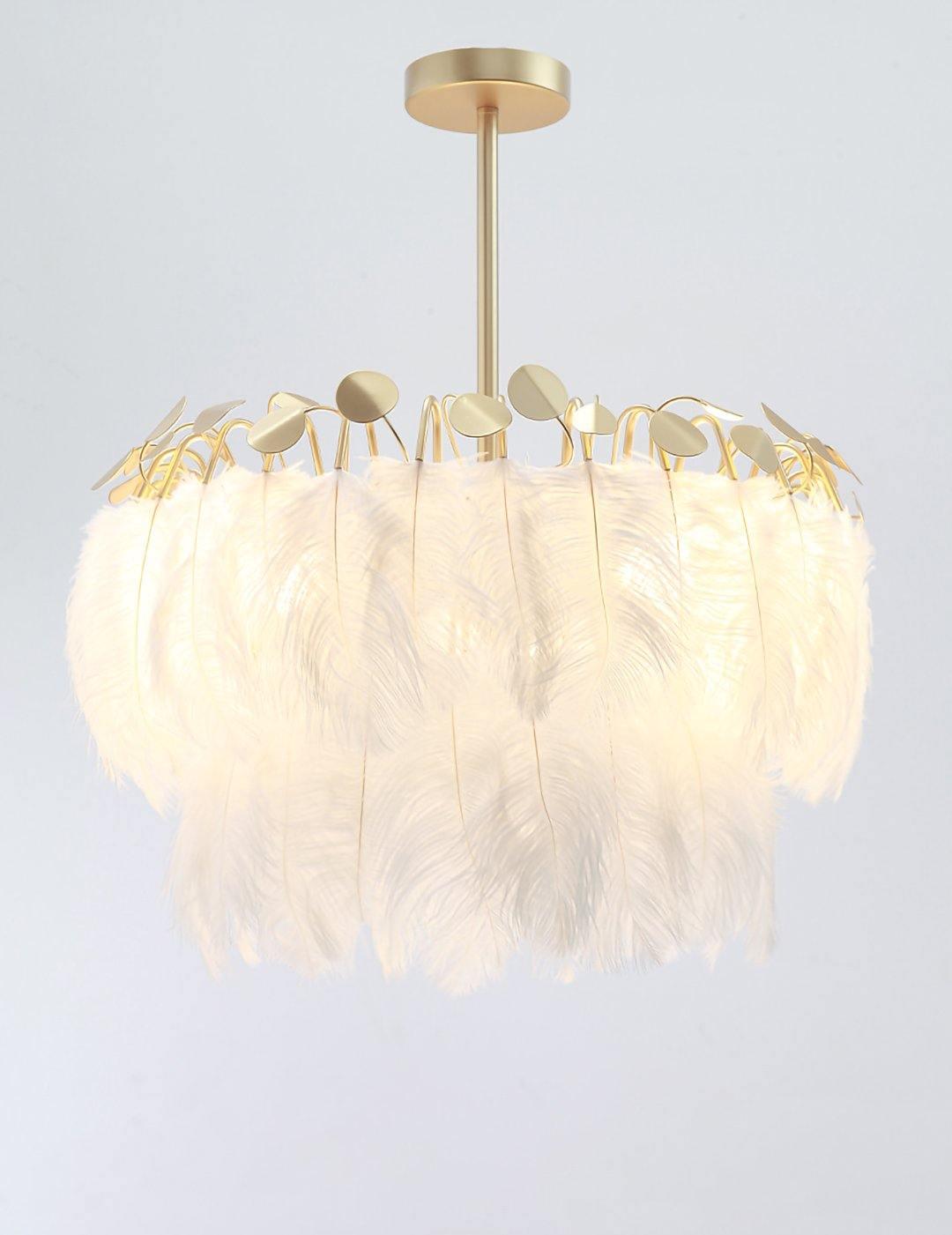 Imarisra Postmodern Luxury Feather Pendant Lamp-Neutral Decor