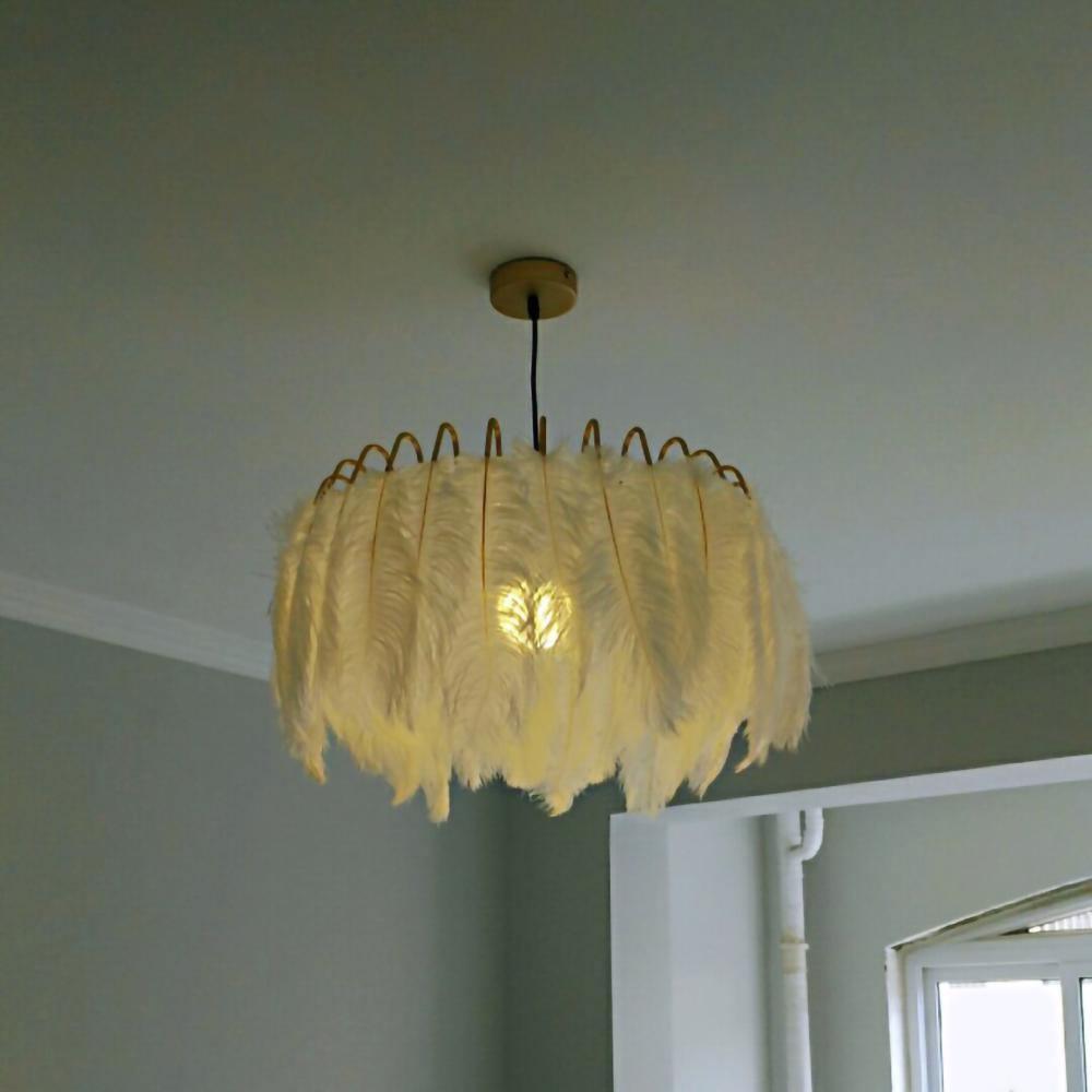 Imarisra Postmodern Luxury Feather Pendant Lamp-Neutral Decor
