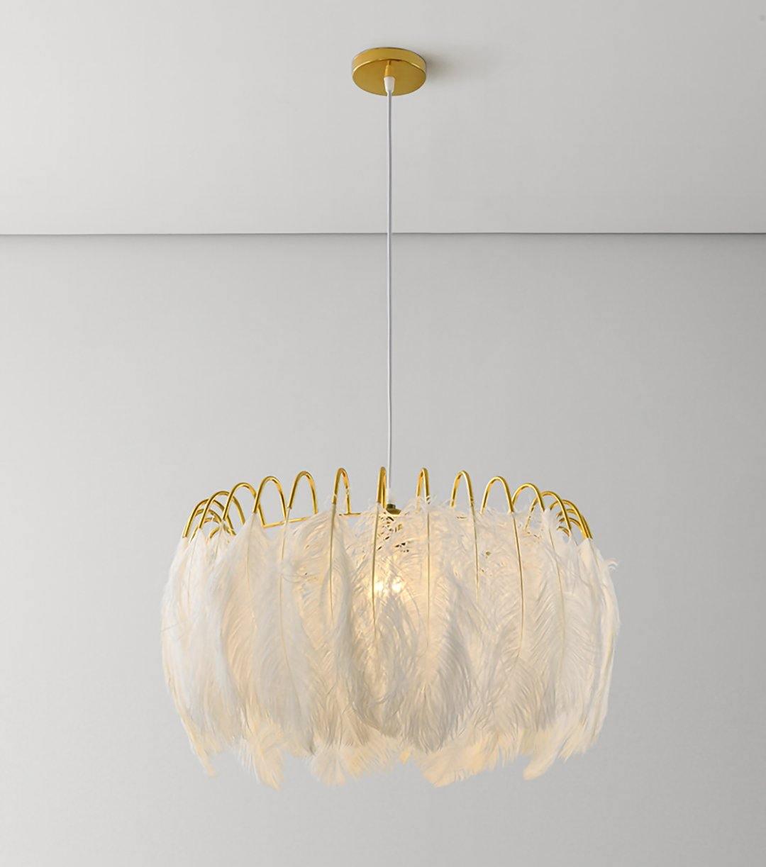 Imarisra Postmodern Luxury Feather Pendant Lamp-Neutral Decor