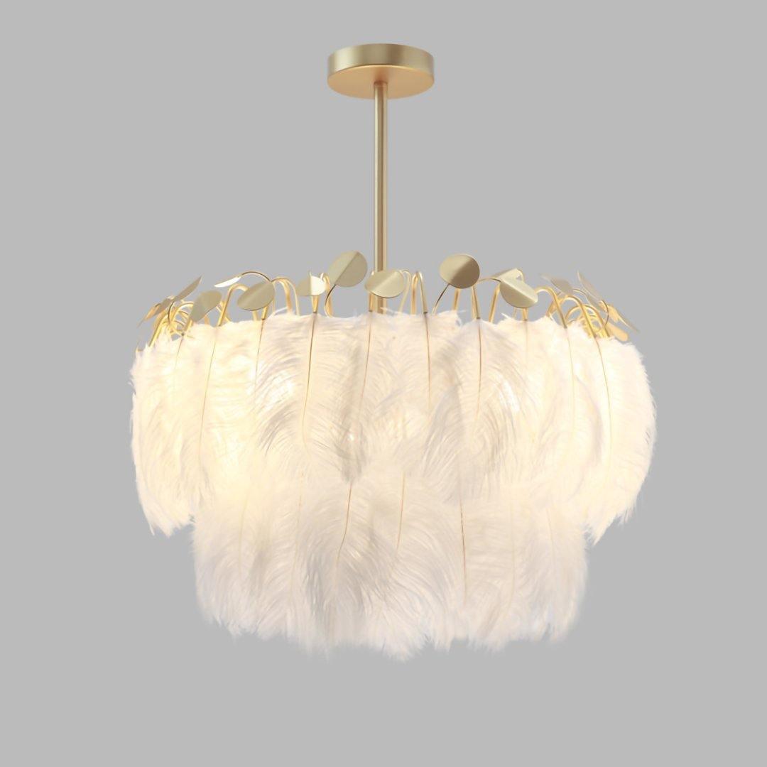Imarisra Postmodern Luxury Feather Pendant Lamp-Neutral Decor