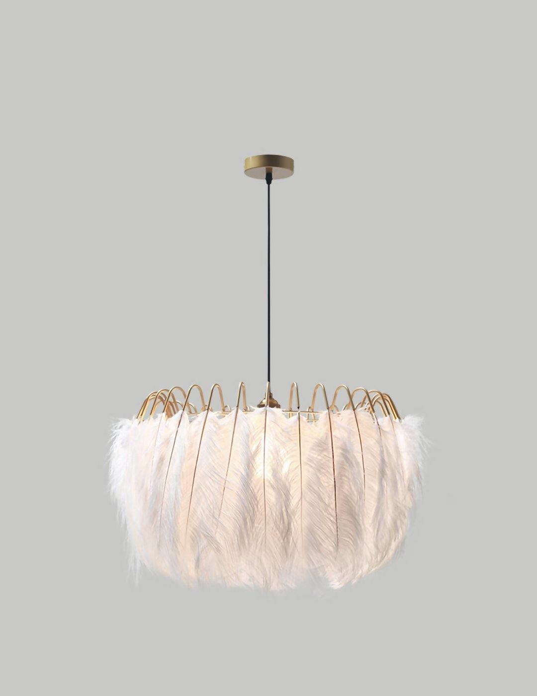 Imarisra Postmodern Luxury Feather Pendant Lamp-Neutral Decor