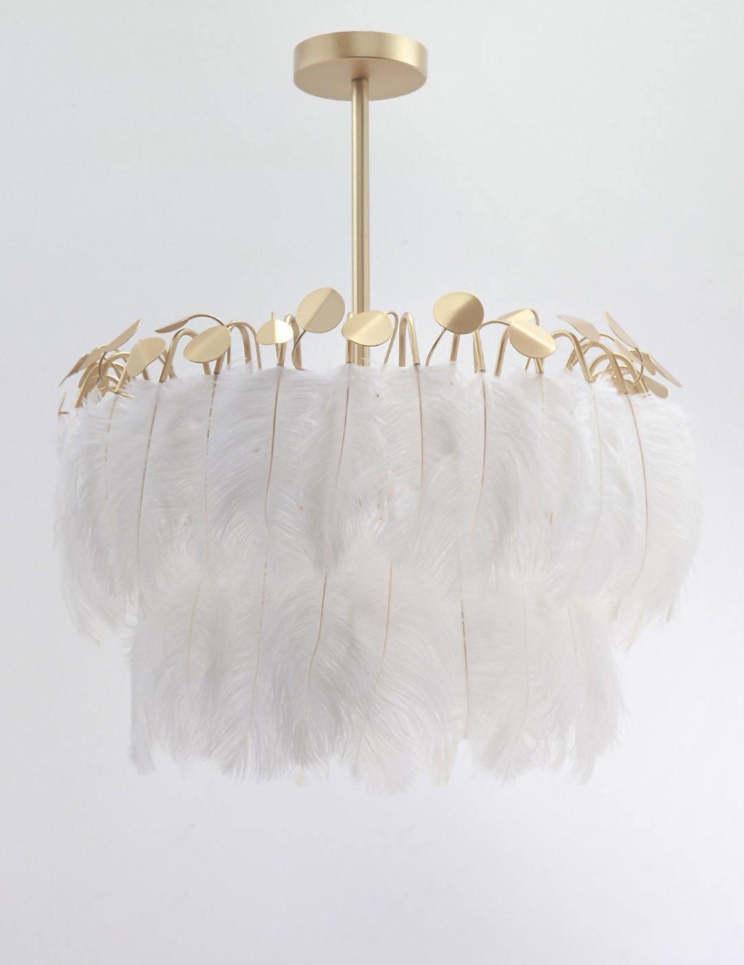 Imarisra Postmodern Luxury Feather Pendant Lamp-Neutral Decor