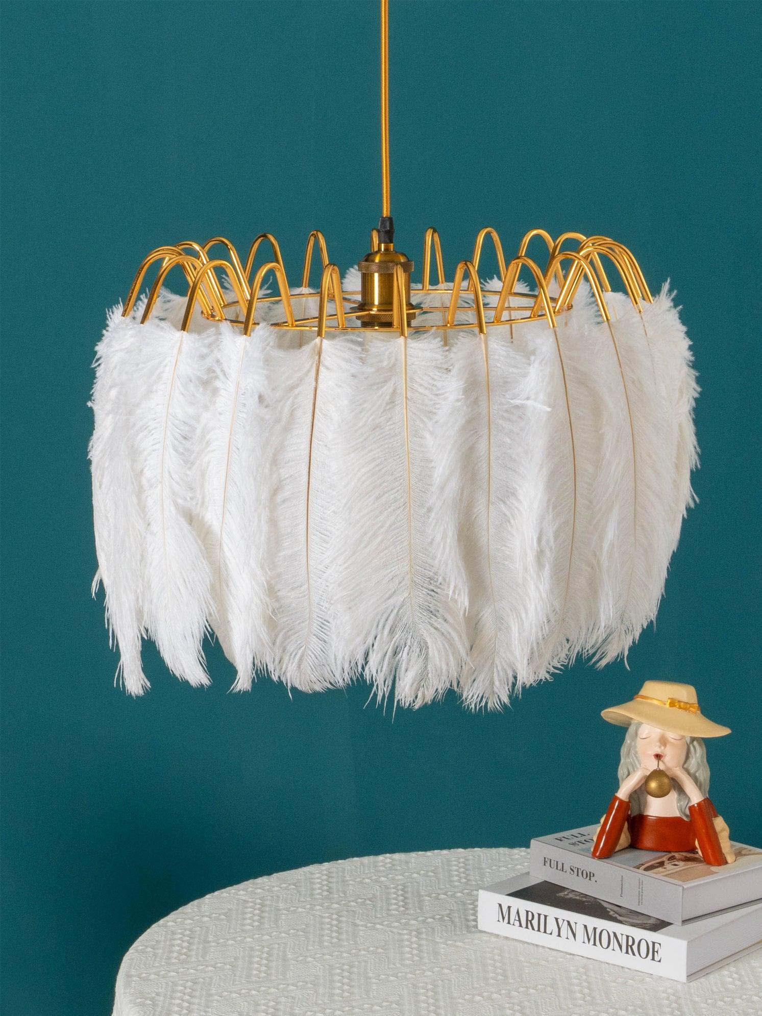 Imarisra Postmodern Luxury Feather Pendant Lamp-Neutral Decor