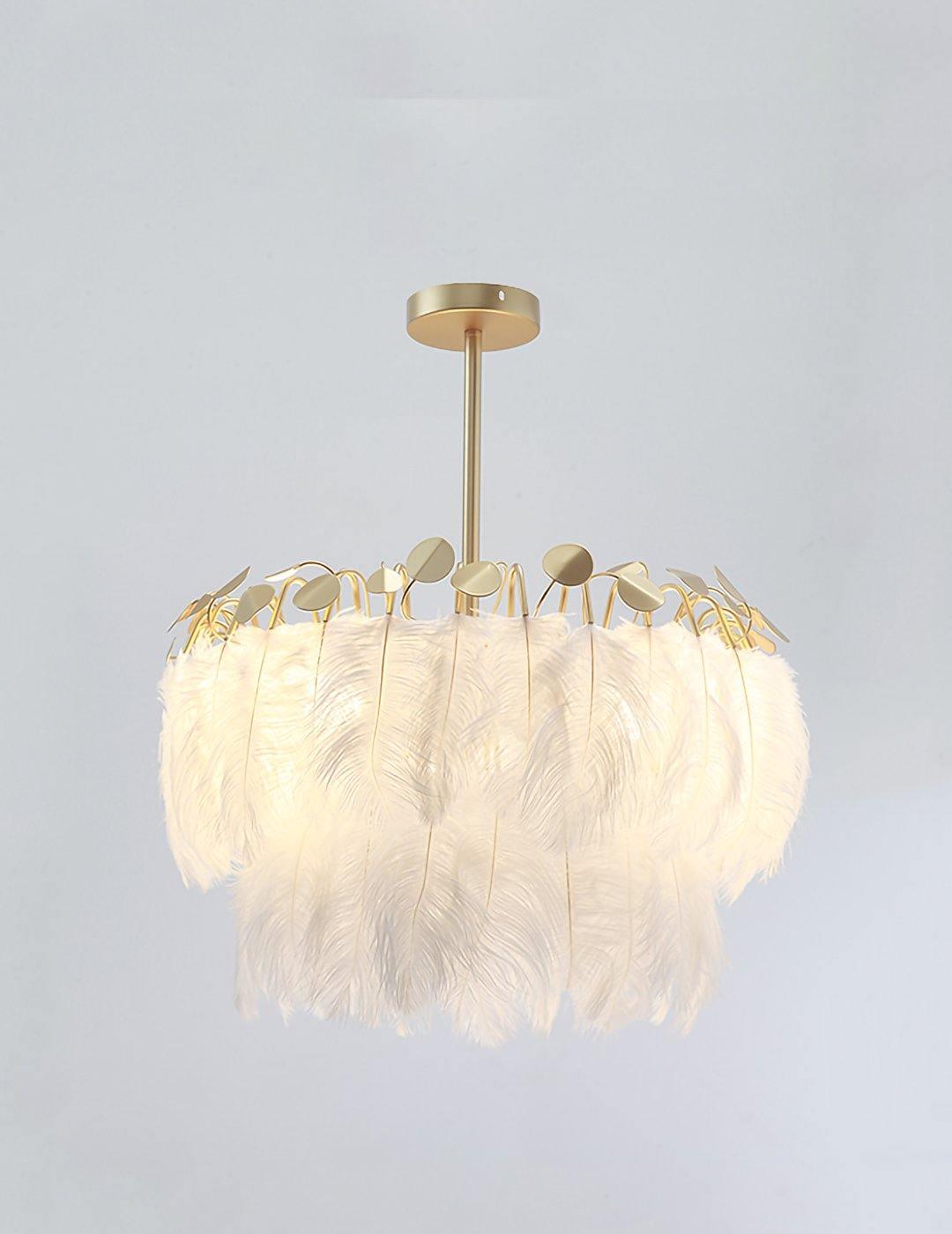 Imarisra Postmodern Luxury Feather Pendant Lamp-Neutral Decor