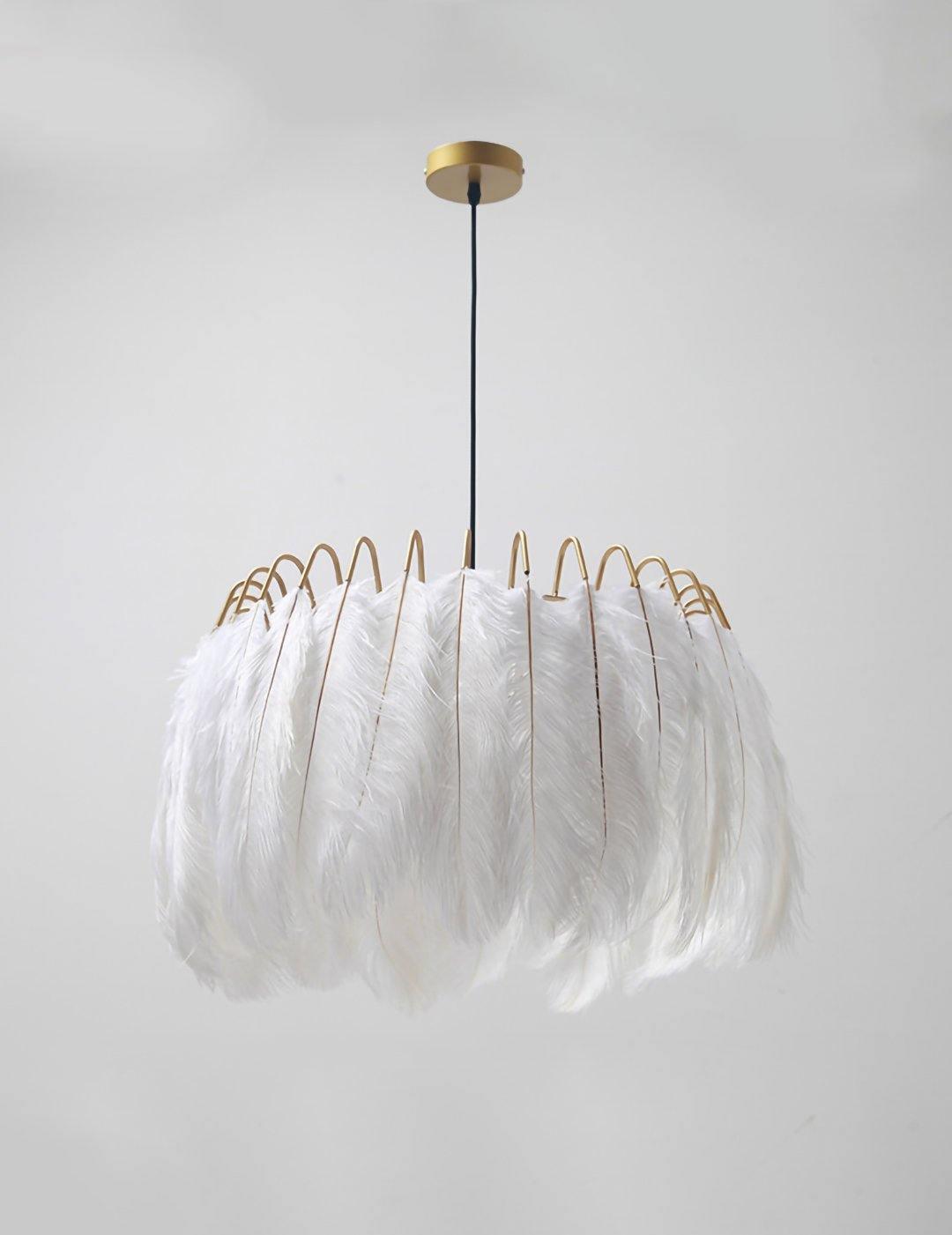 Imarisra Postmodern Luxury Feather Pendant Lamp-Neutral Decor
