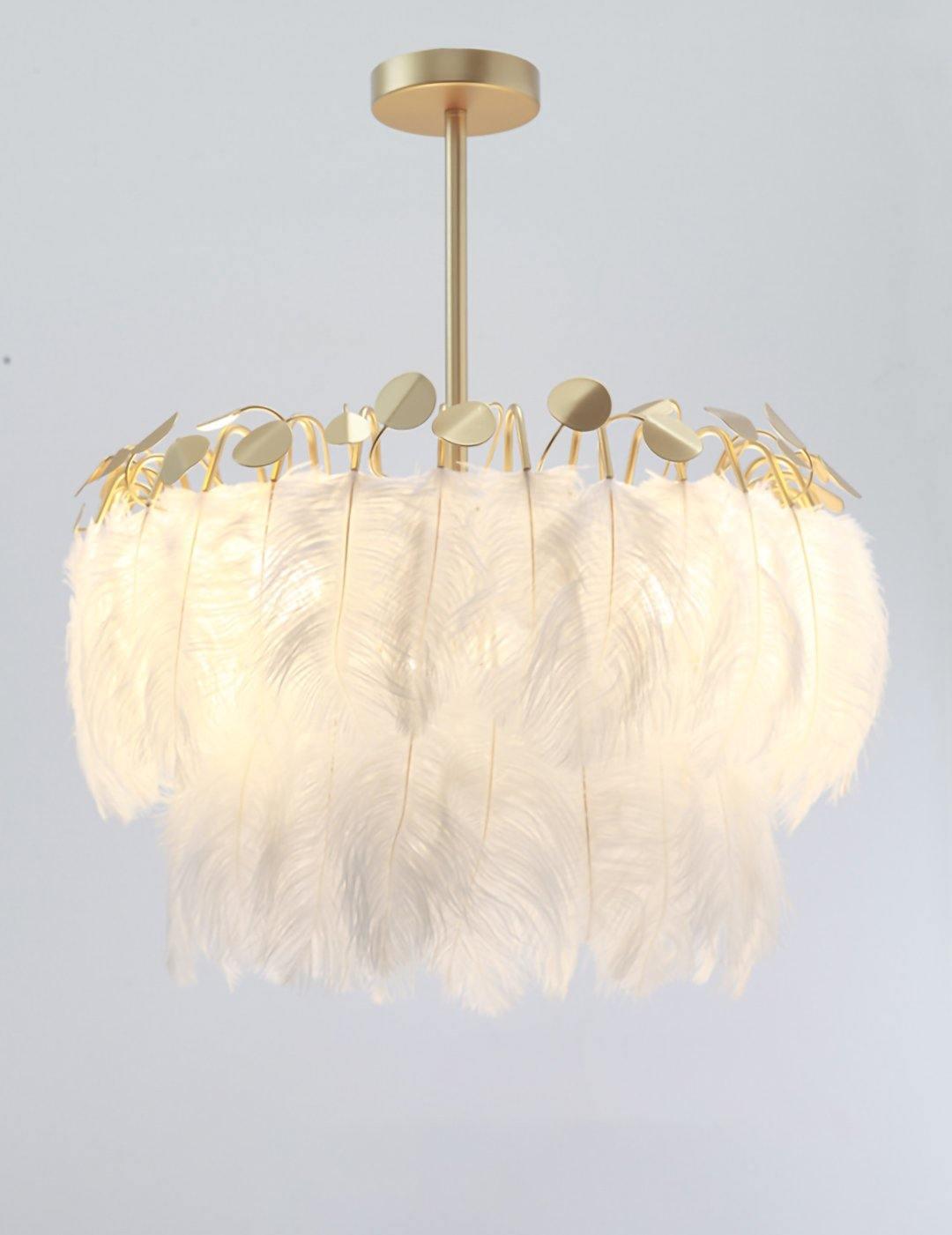 Imarisra Postmodern Luxury Feather Pendant Lamp-Neutral Decor
