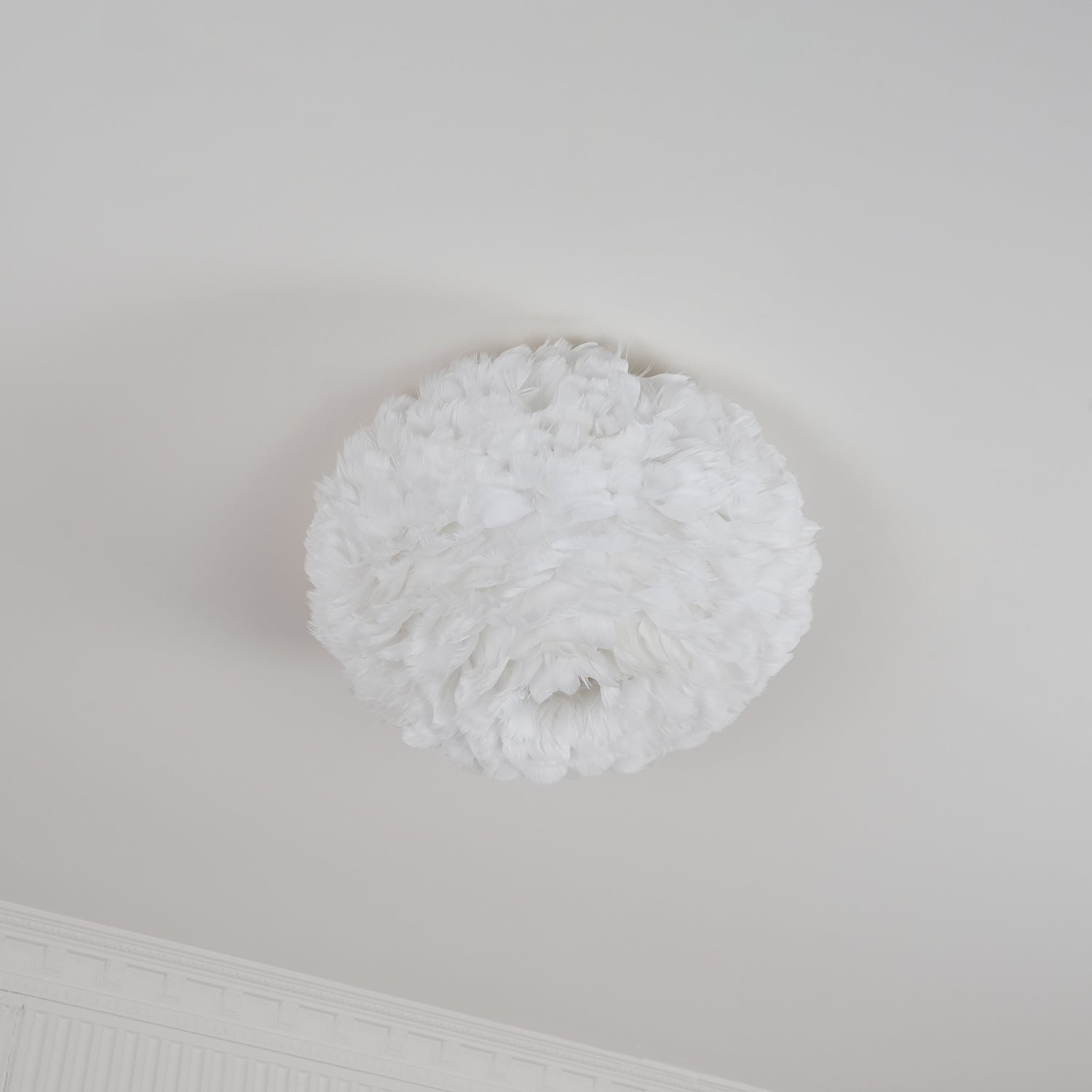 Zalore Premium Nordic Art Feathered Ceiling Lamp-Neutral Decor