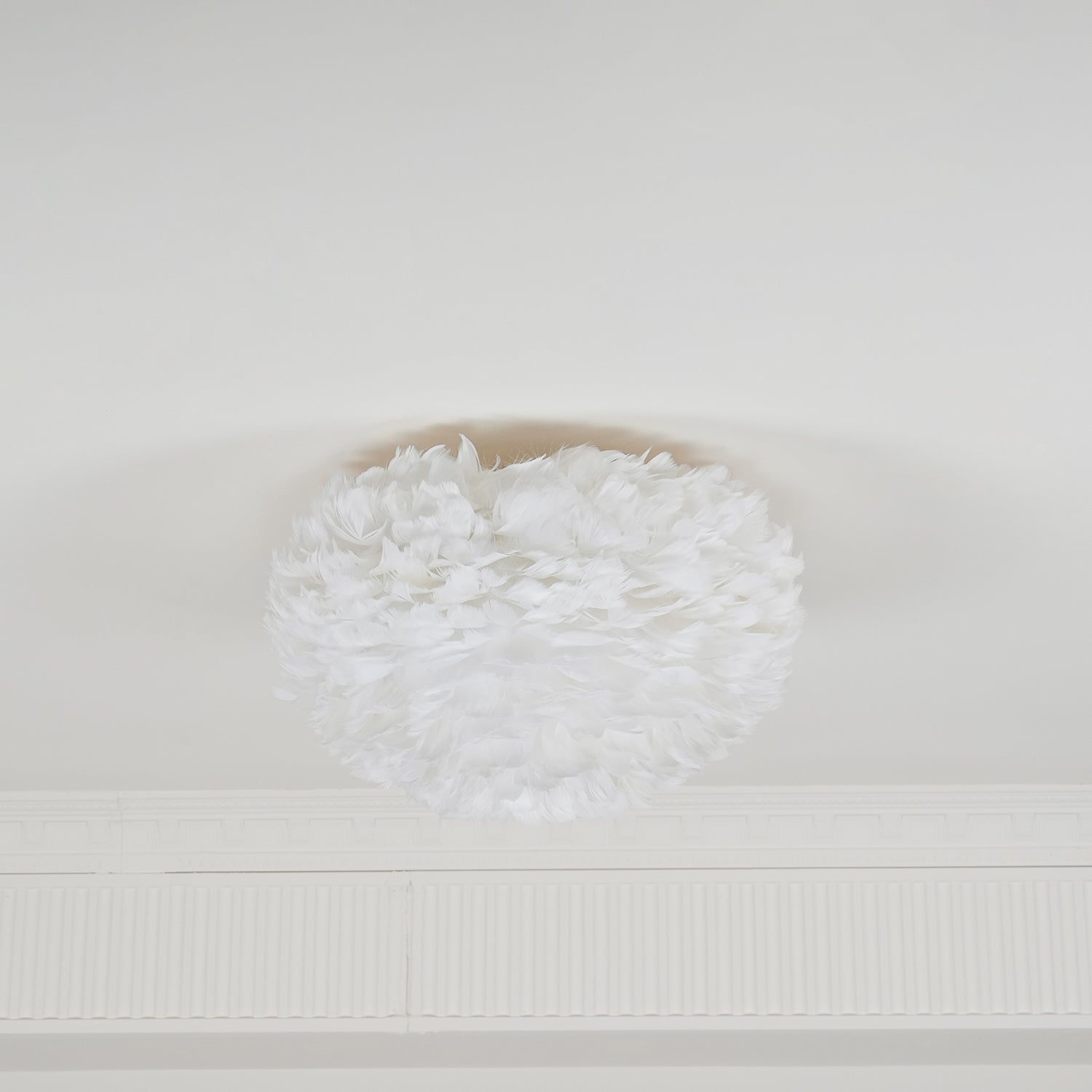Zalore Premium Nordic Art Feathered Ceiling Lamp-Neutral Decor