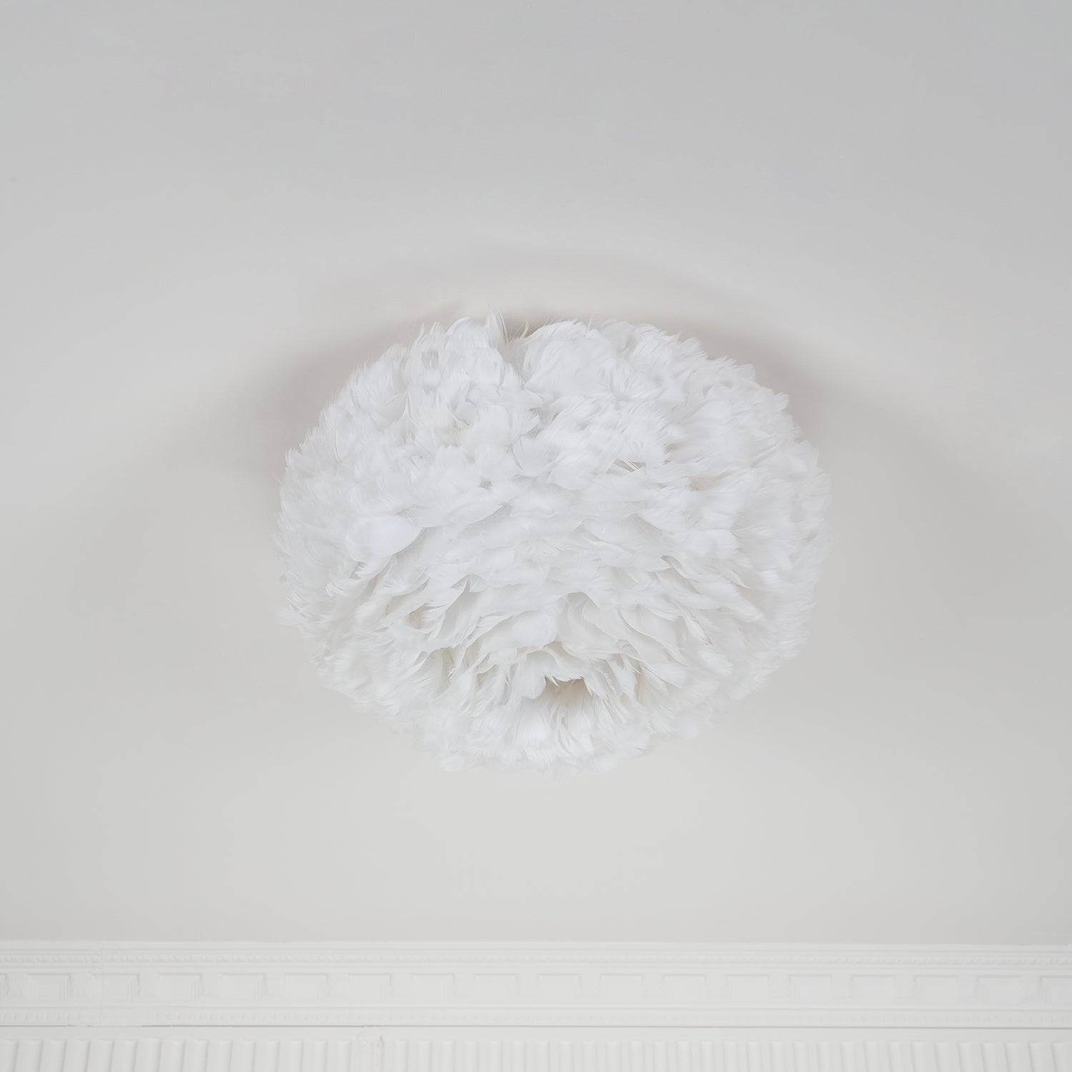 Zalore Premium Nordic Art Feathered Ceiling Lamp-Neutral Decor
