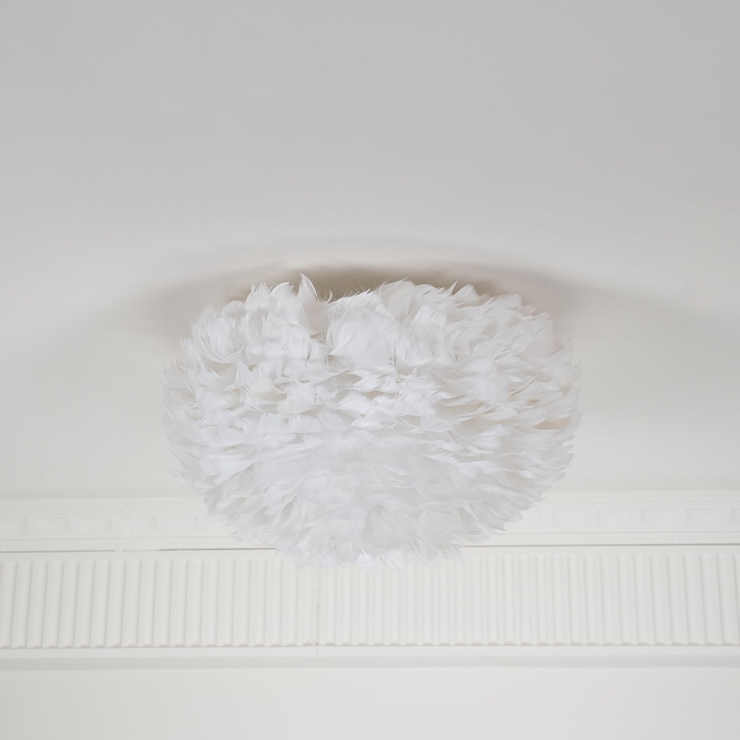Zalore Premium Nordic Art Feathered Ceiling Lamp-Neutral Decor