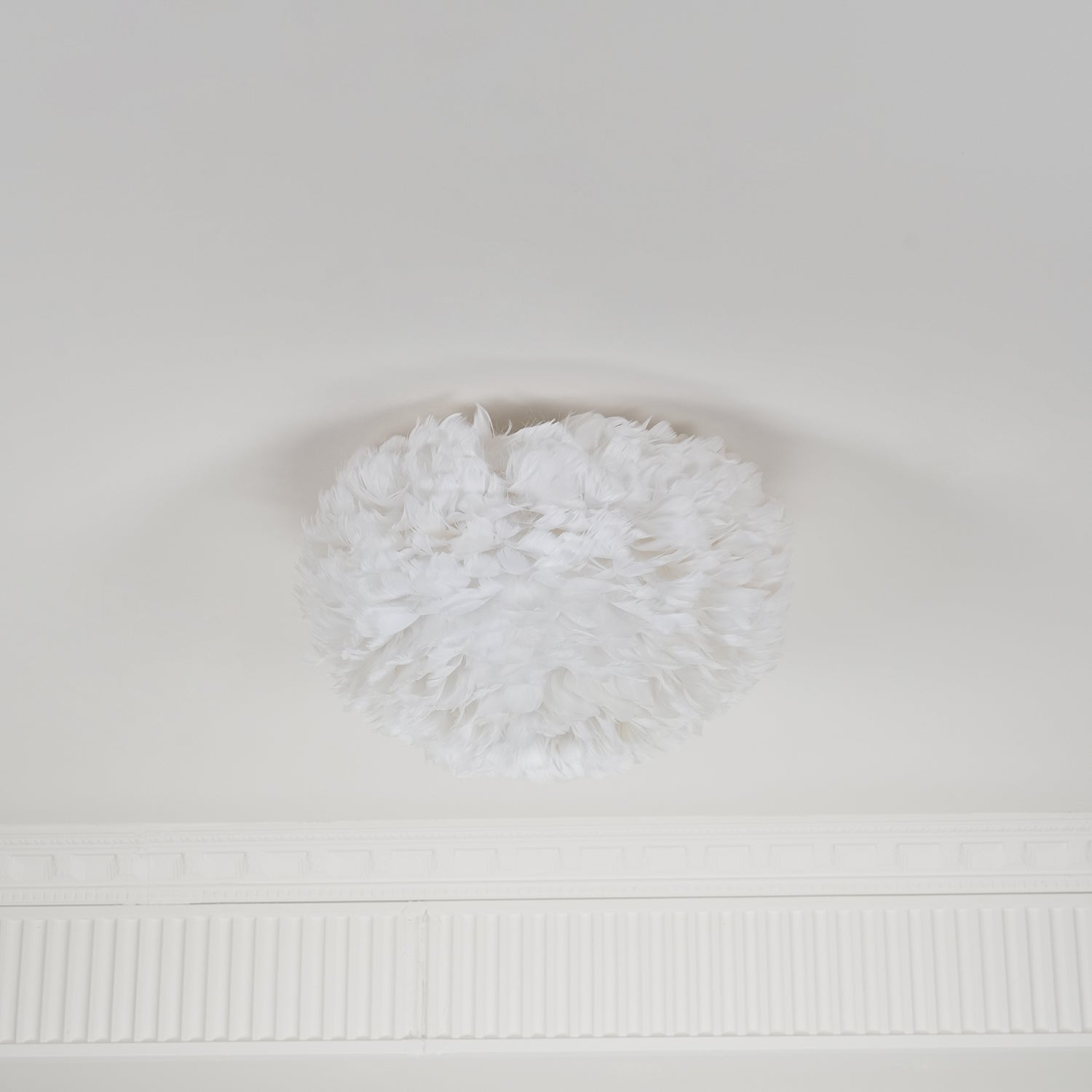 Zalore Premium Nordic Art Feathered Ceiling Lamp-Neutral Decor