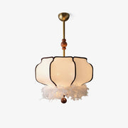 Grace Luxury Fabric Pendant Light-Neutral Decor