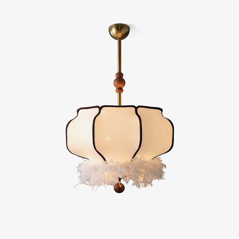 Grace Luxury Fabric Pendant Light-Neutral Decor