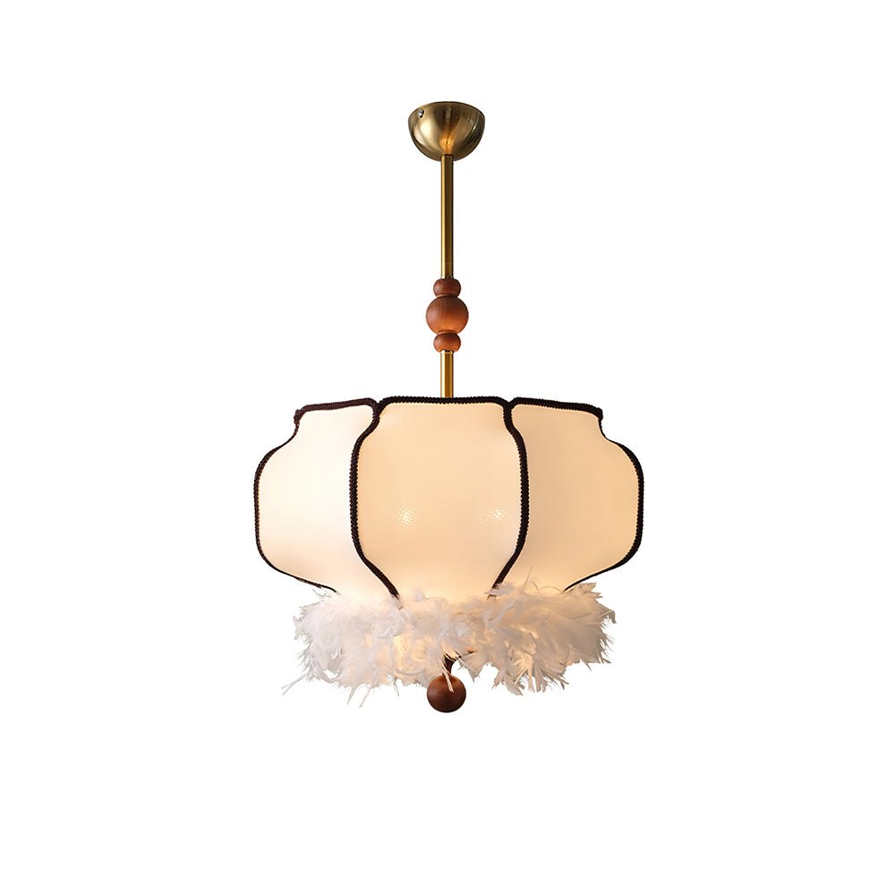 Grace Luxury Fabric Pendant Light-Neutral Decor