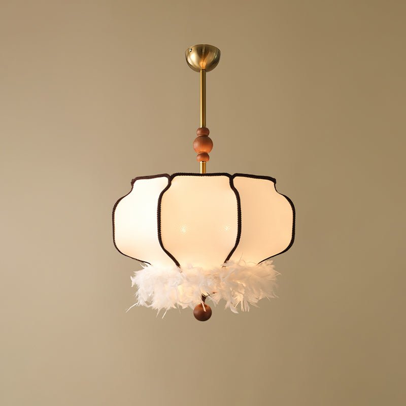 Grace Luxury Fabric Pendant Light-Neutral Decor