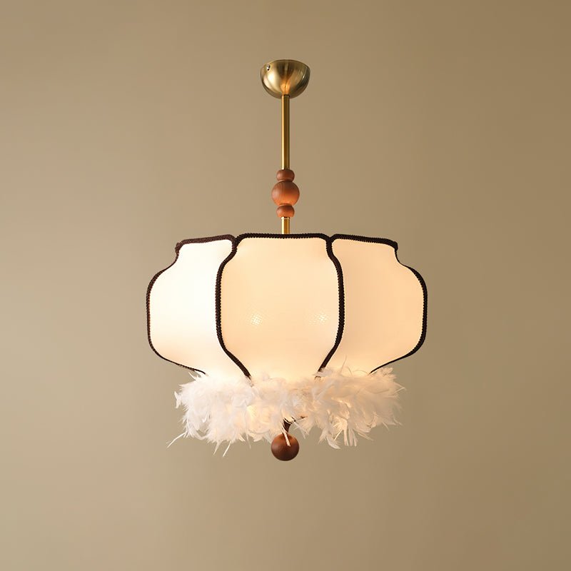 Grace Luxury Fabric Pendant Light-Neutral Decor