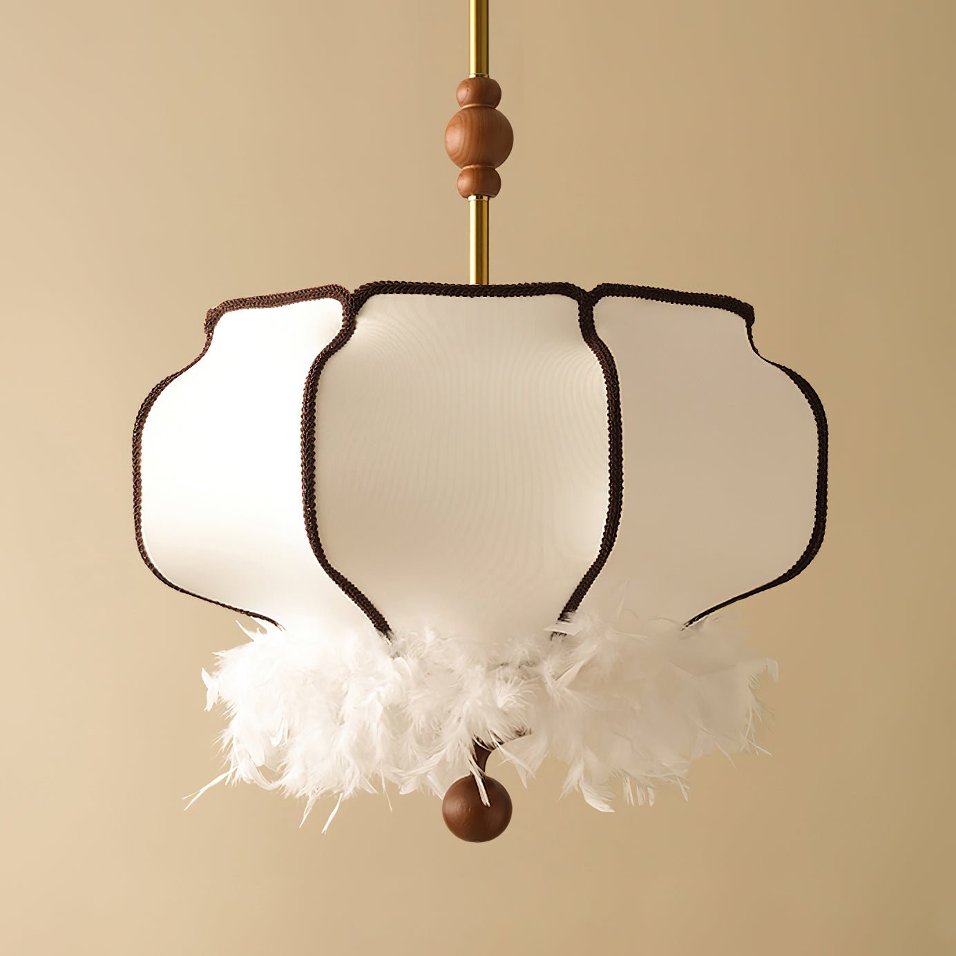 Grace Luxury Fabric Pendant Light-Neutral Decor