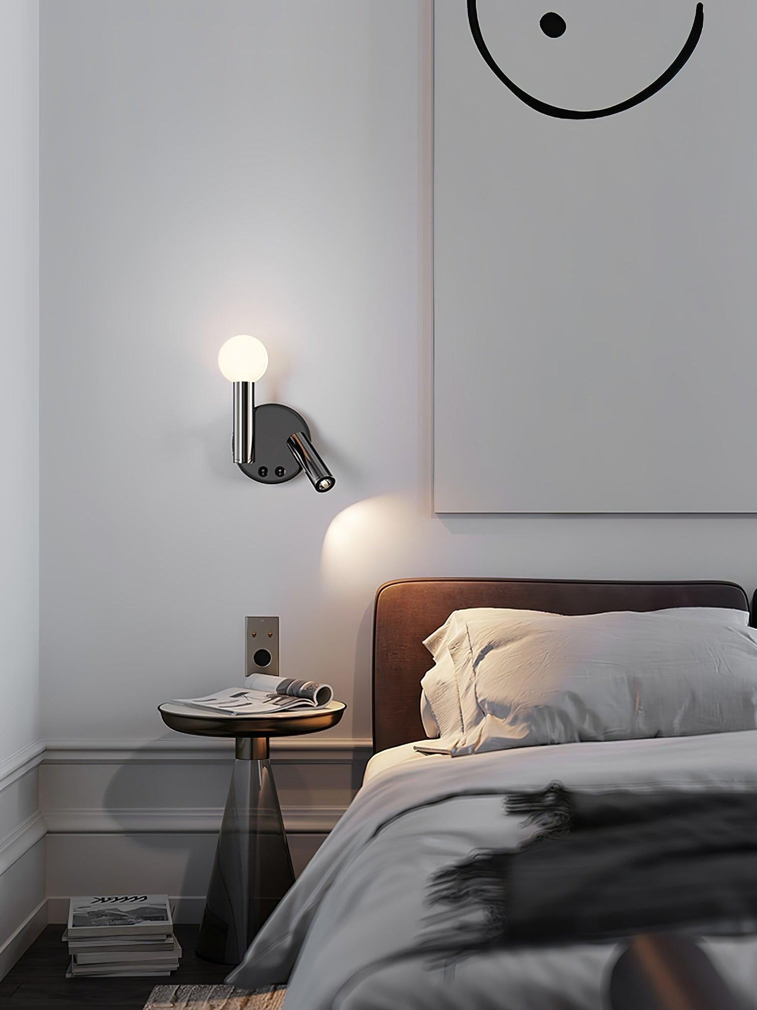 Gifted Modern Minimalist Wall Lamp-Neutral Decor