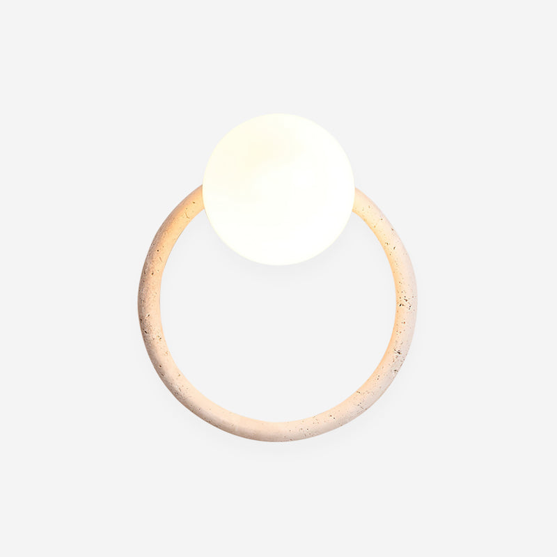 Geylo Travertine Wing Wall Light