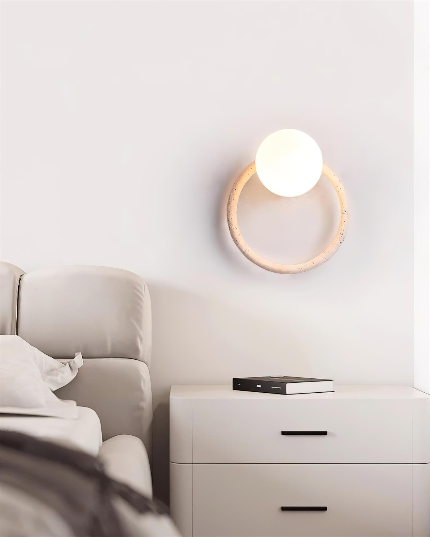 Geylo Travertine Wing Wall Light