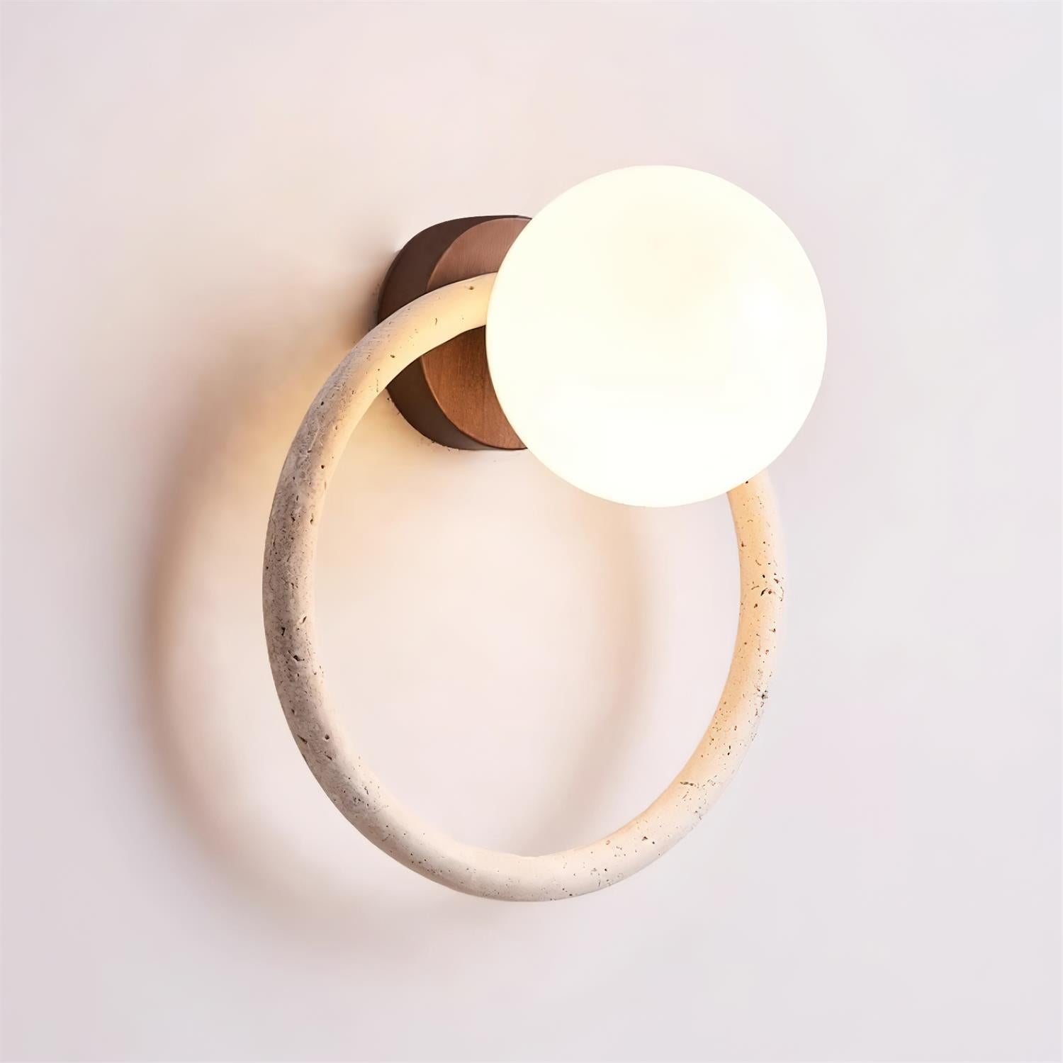 Geylo Travertine Wing Wall Light