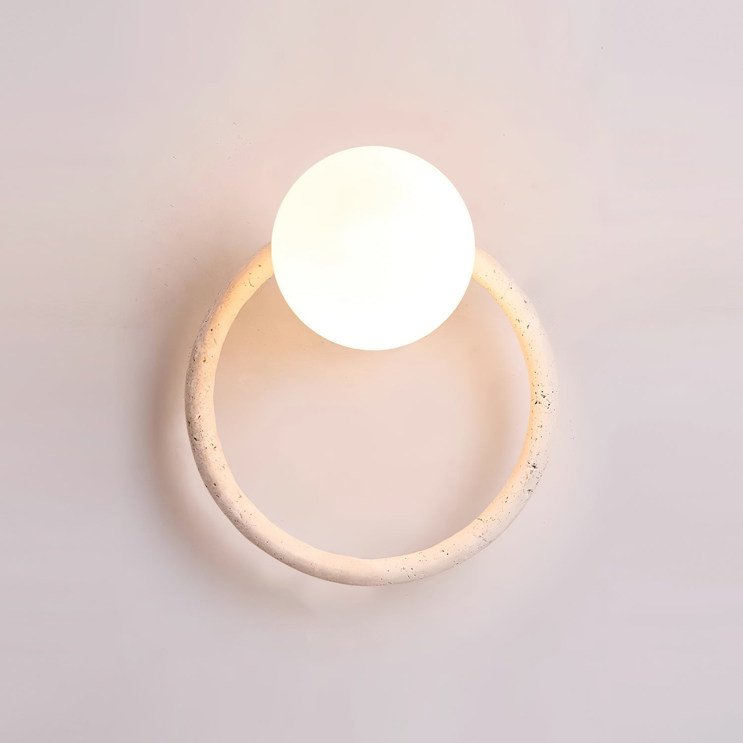 Geylo Travertine Wing Wall Light