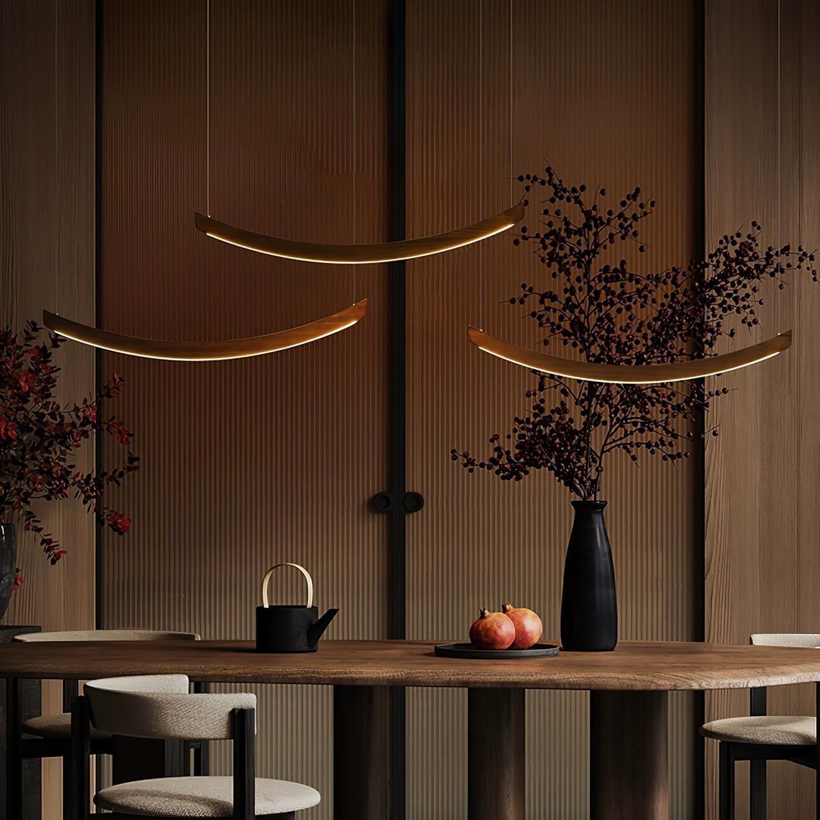 Felix Crescent Pendant Lamp-Neutral Decor