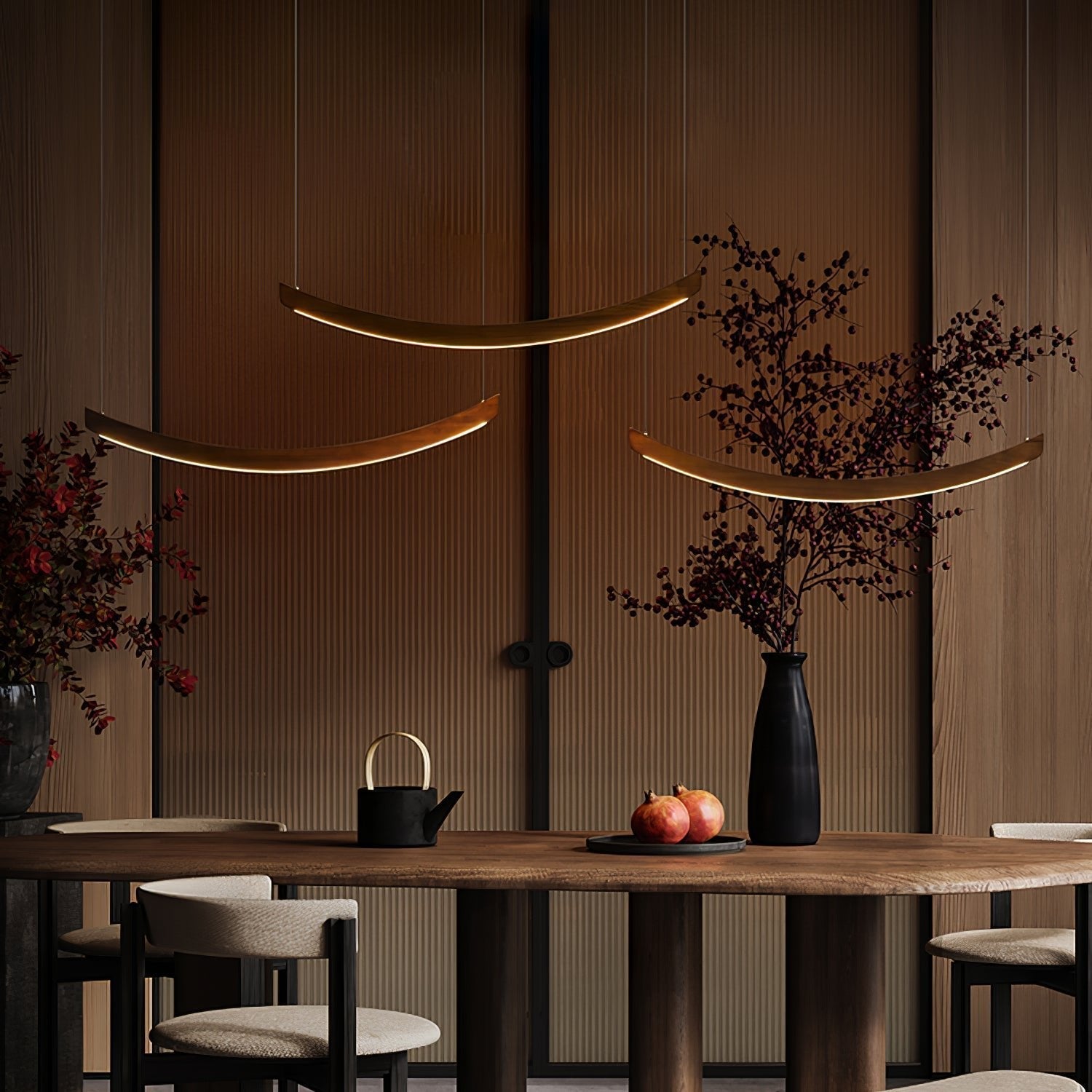 Felix Crescent Pendant Lamp-Neutral Decor