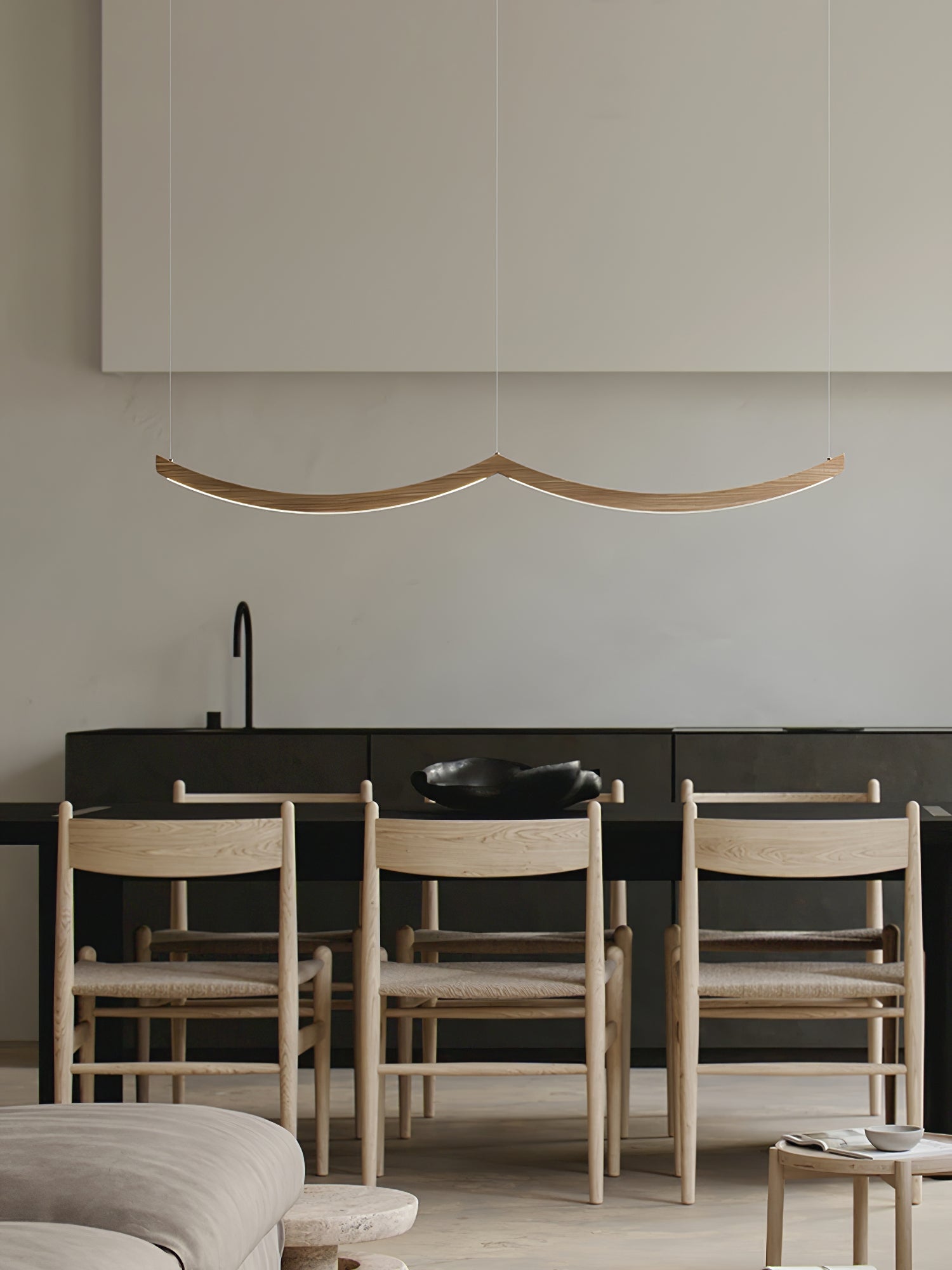 Felix Crescent Pendant Lamp-Neutral Decor