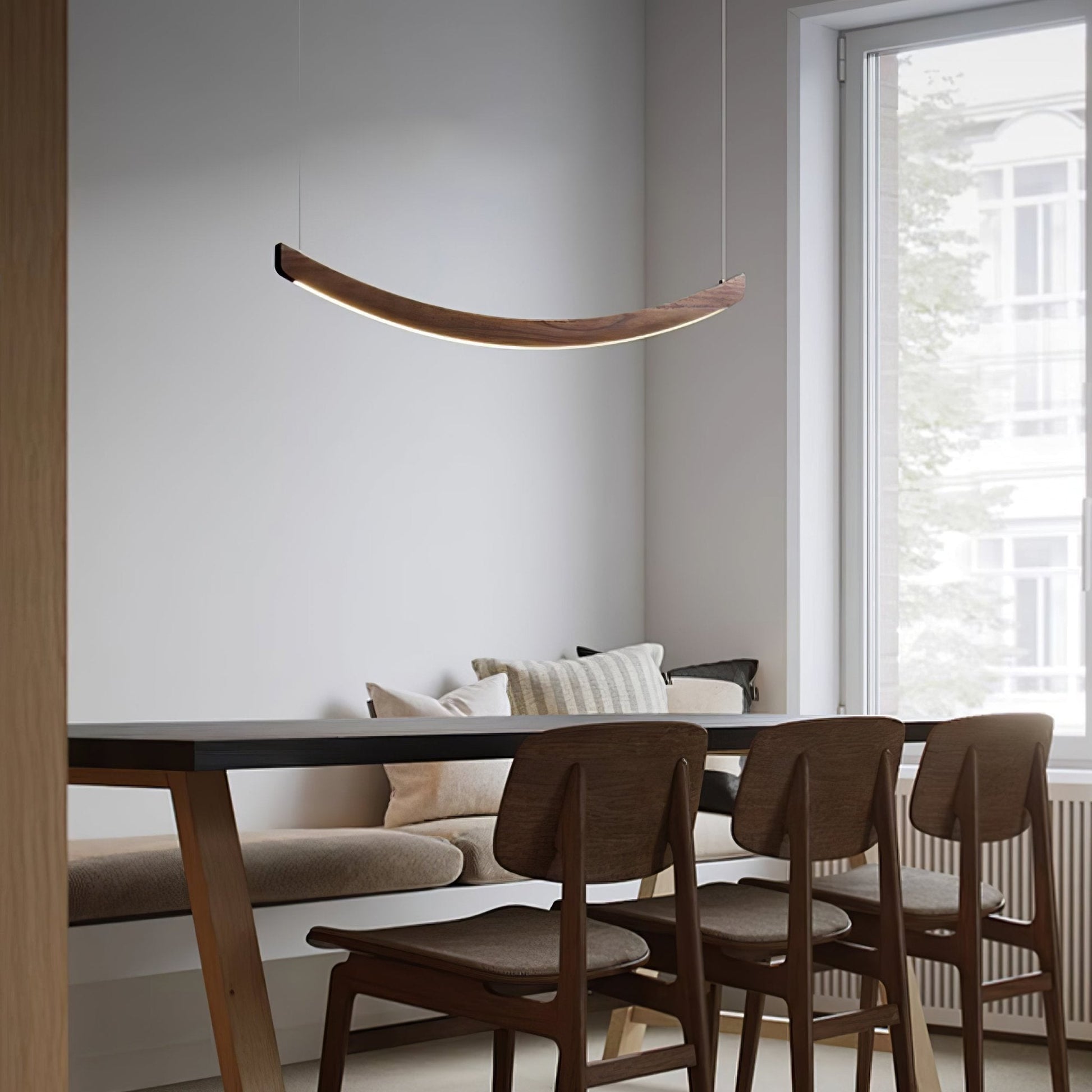 Felix Crescent Pendant Lamp-Neutral Decor