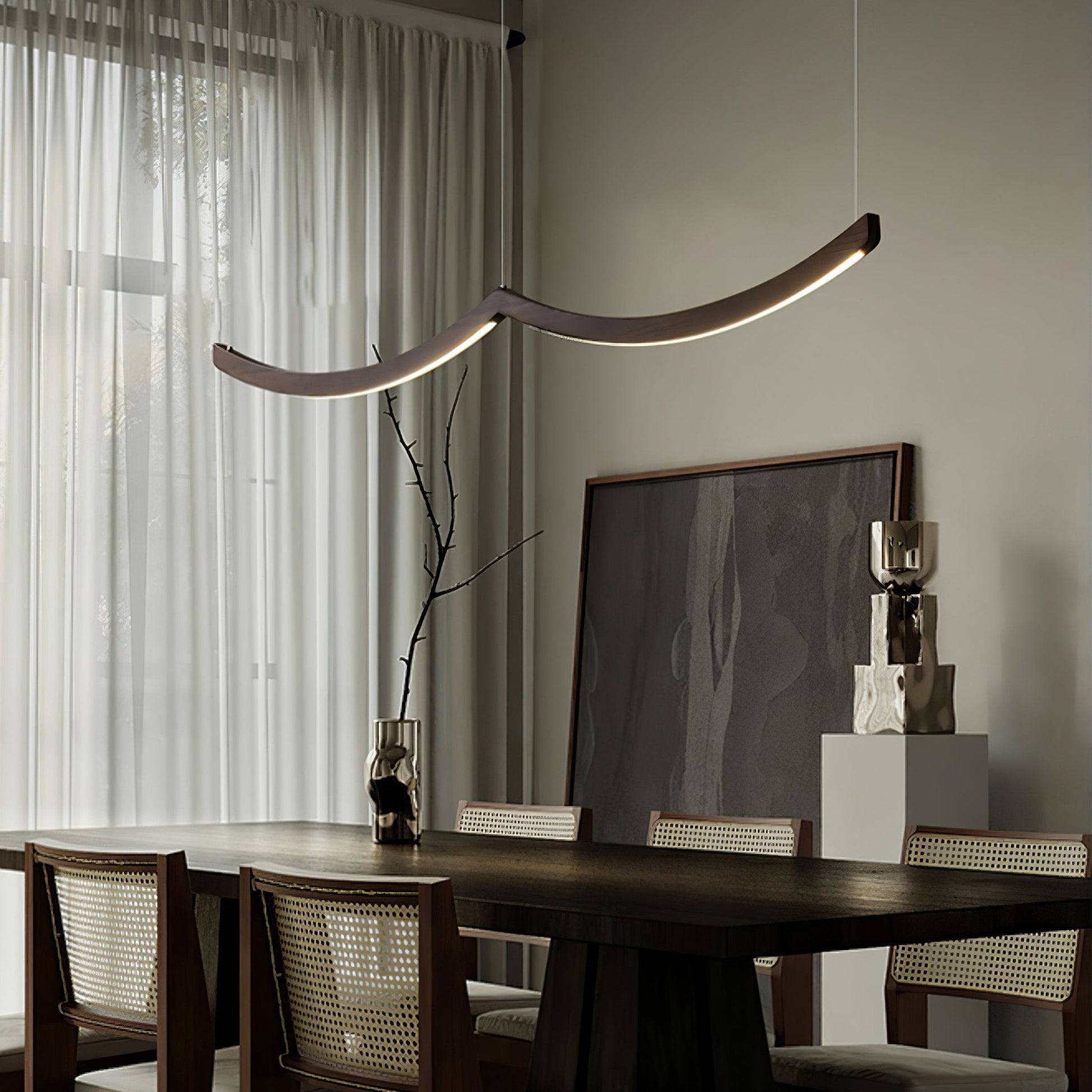Felix Crescent Pendant Lamp-Neutral Decor