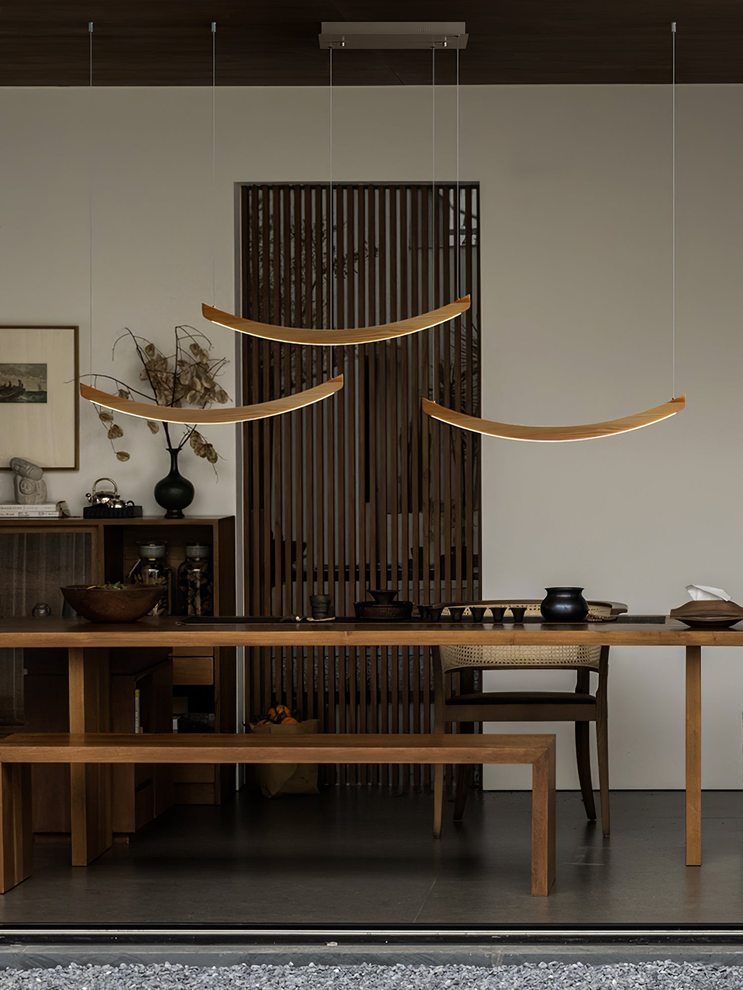 Felix Crescent Pendant Lamp-Neutral Decor
