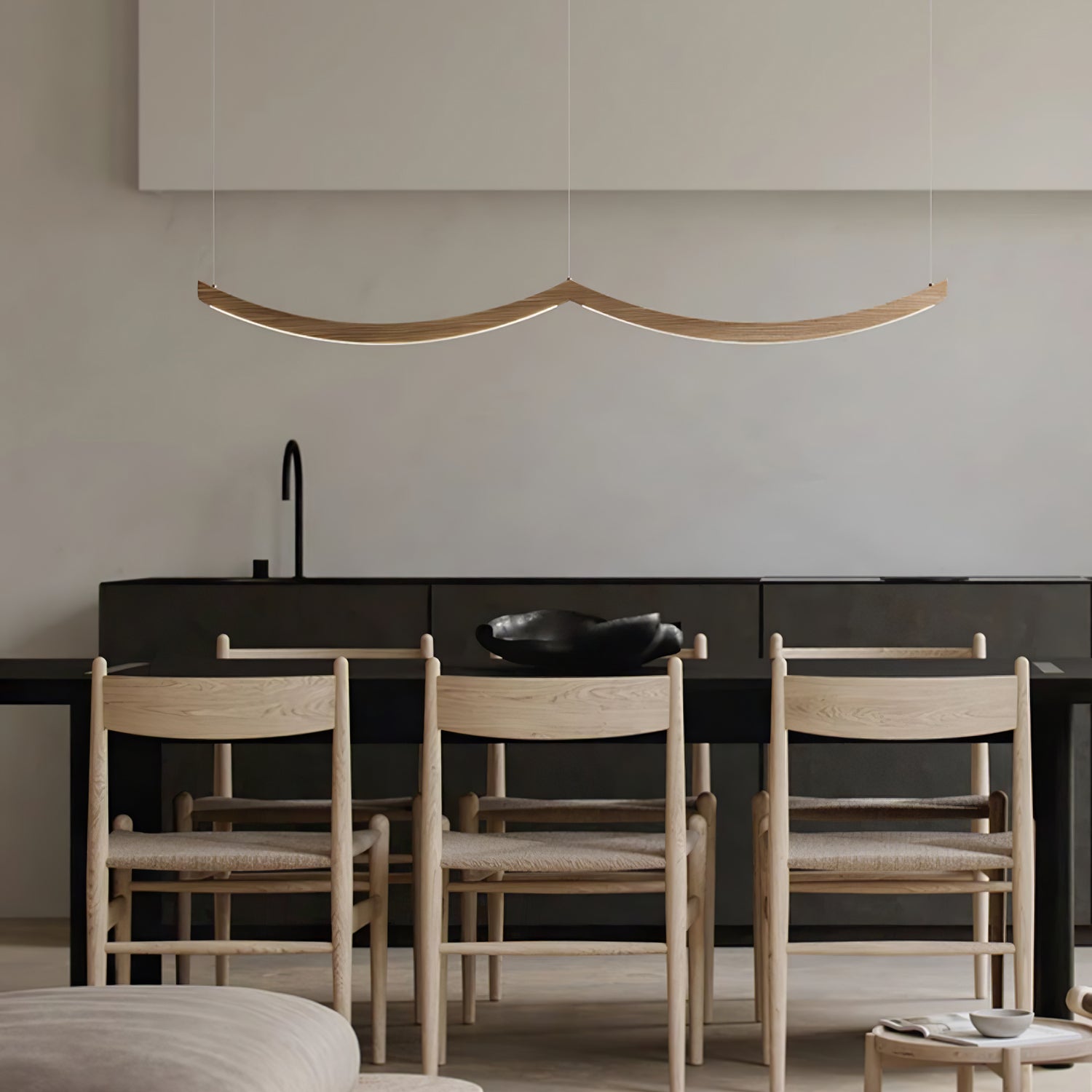 Felix Crescent Pendant Lamp-Neutral Decor