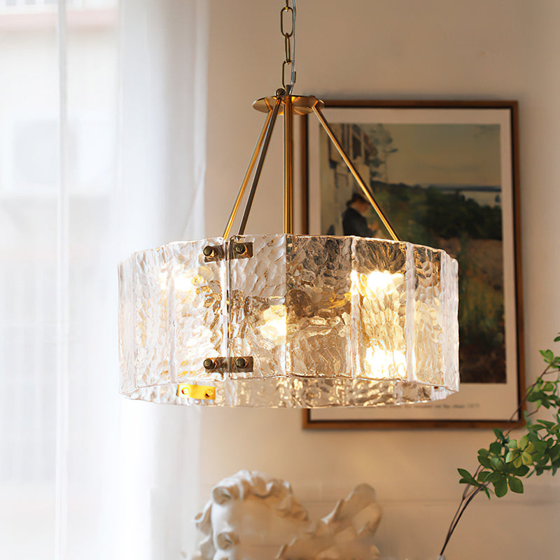 Virelix Glass Drum Chandelier