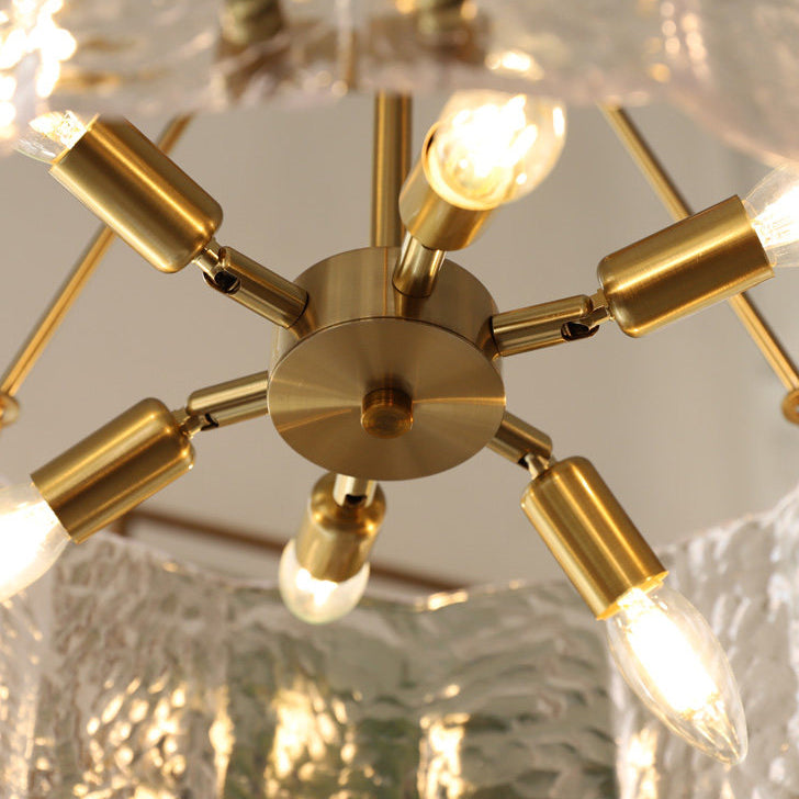 Lifestyle image showing the scale of the Fenoullet Chandelier in a room.