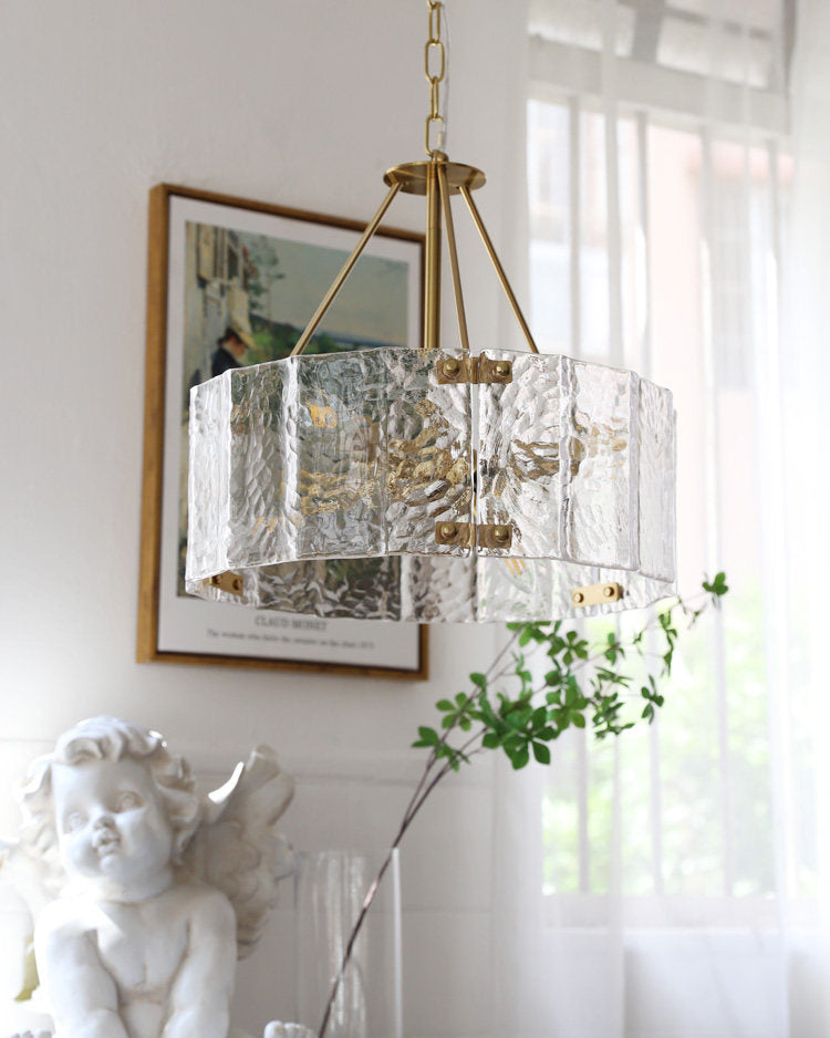 Fenoullet Chandelier hanging in a modern living room setting.