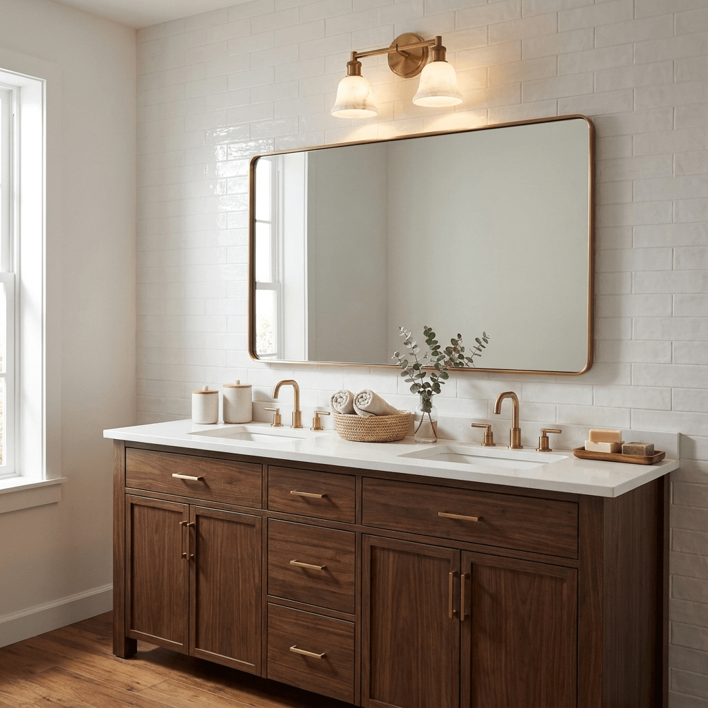 Evermere Alabaster Vanity Sconce