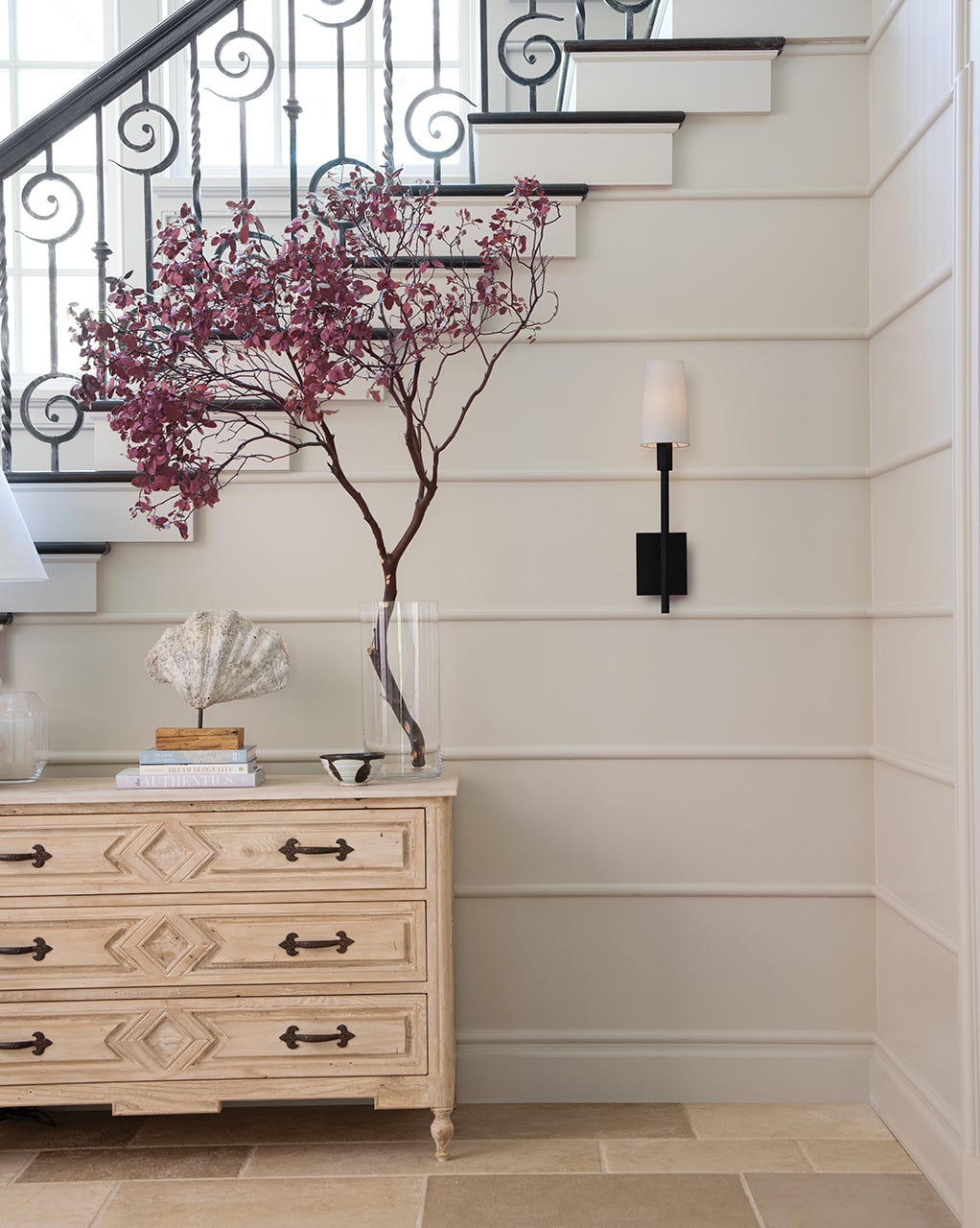 Side view of the Fenwick Wall Lamp showcasing its sleek profile.