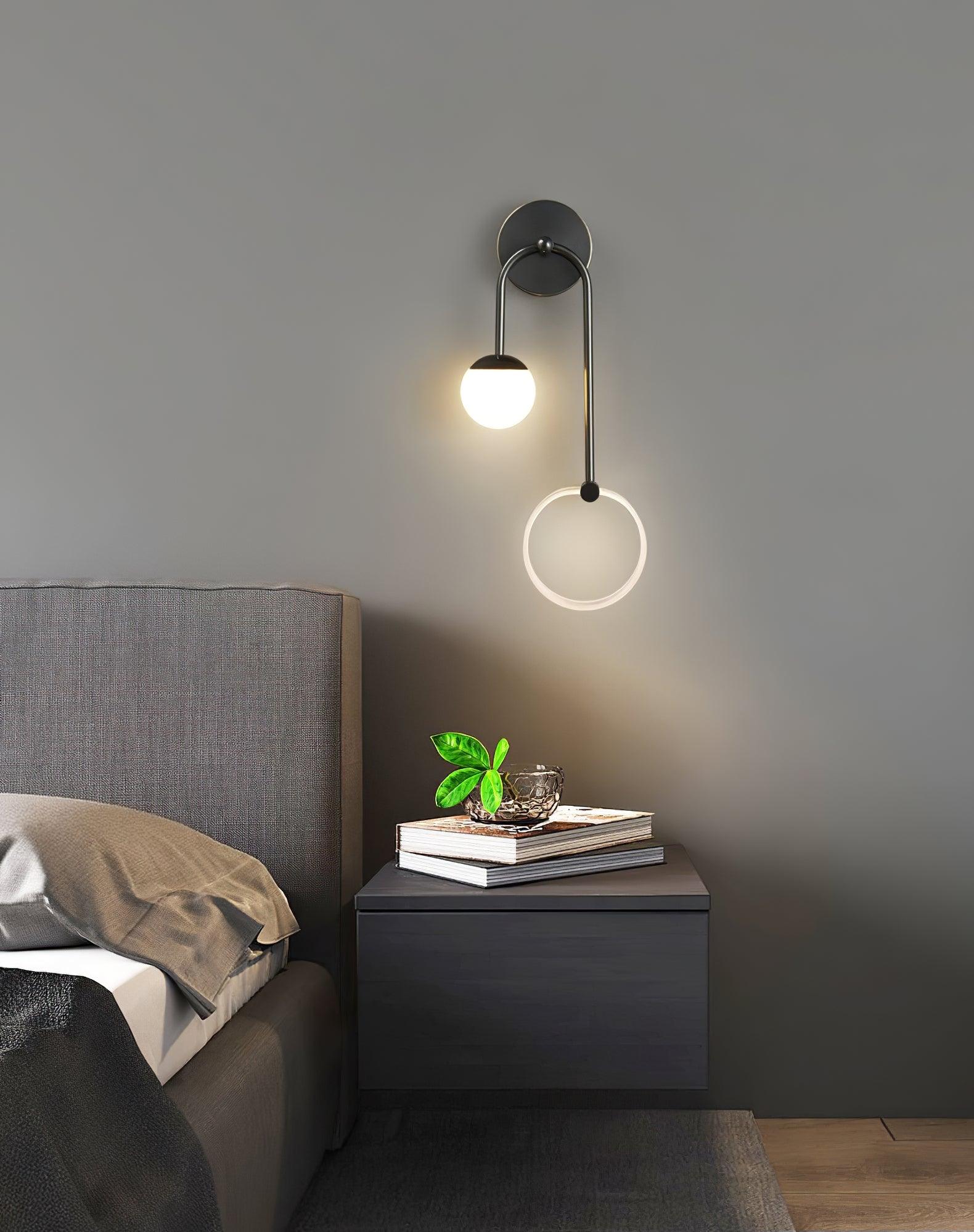 Warren Modern Minimalist LED Brass Wall Light-Neutral Decor