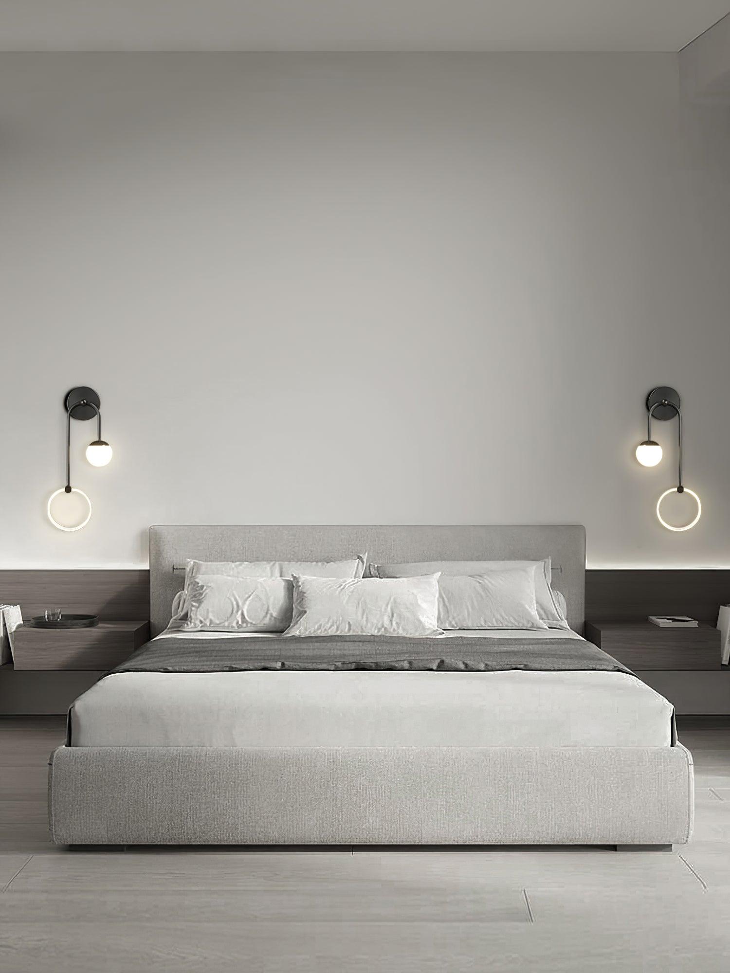 Warren Modern Minimalist LED Brass Wall Light-Neutral Decor