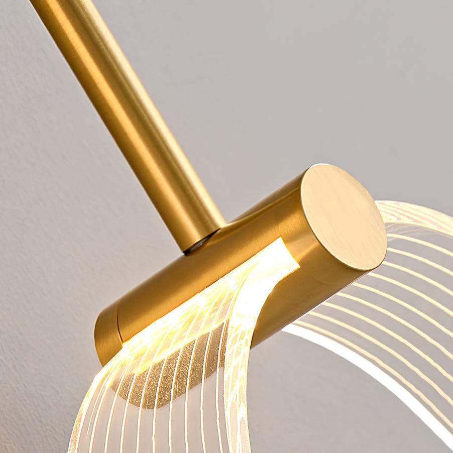 Warren Modern Minimalist LED Brass Wall Light-Neutral Decor