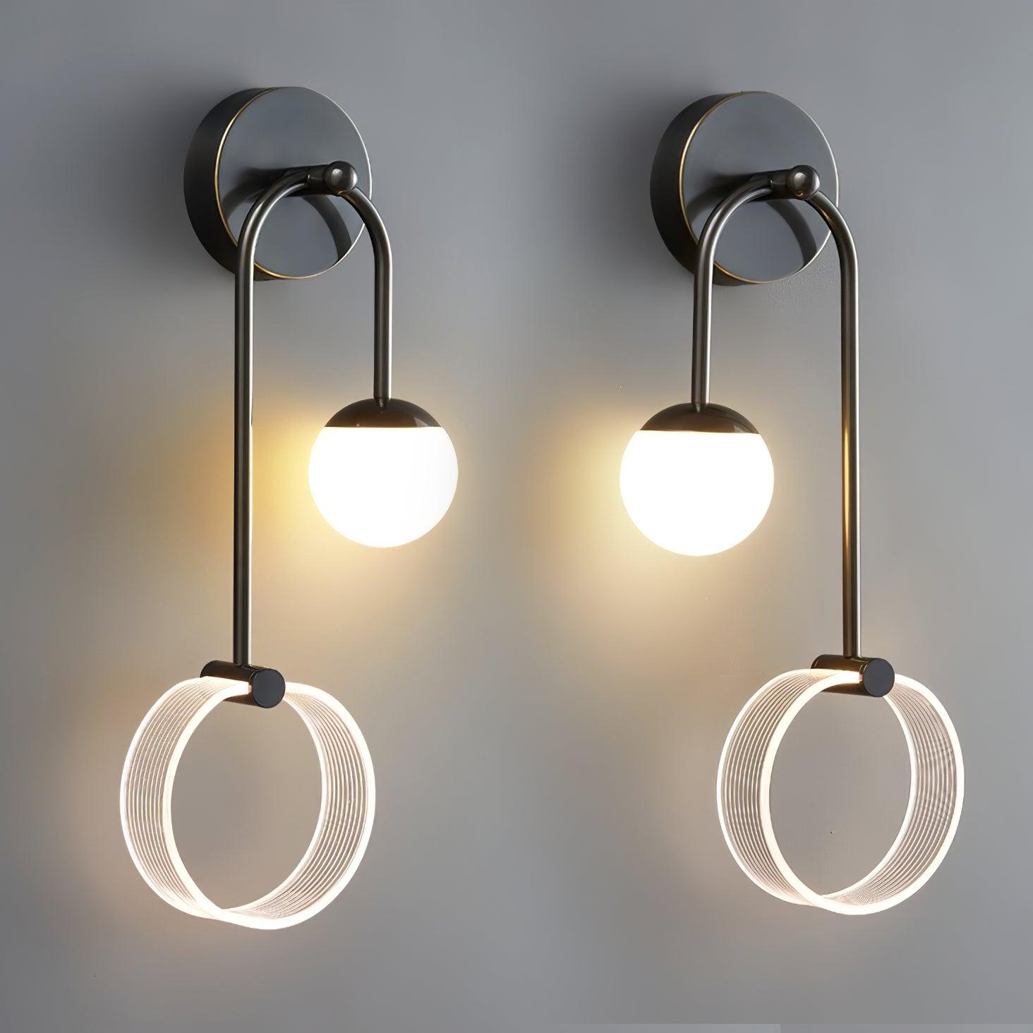 Warren Modern Minimalist LED Brass Wall Light-Neutral Decor